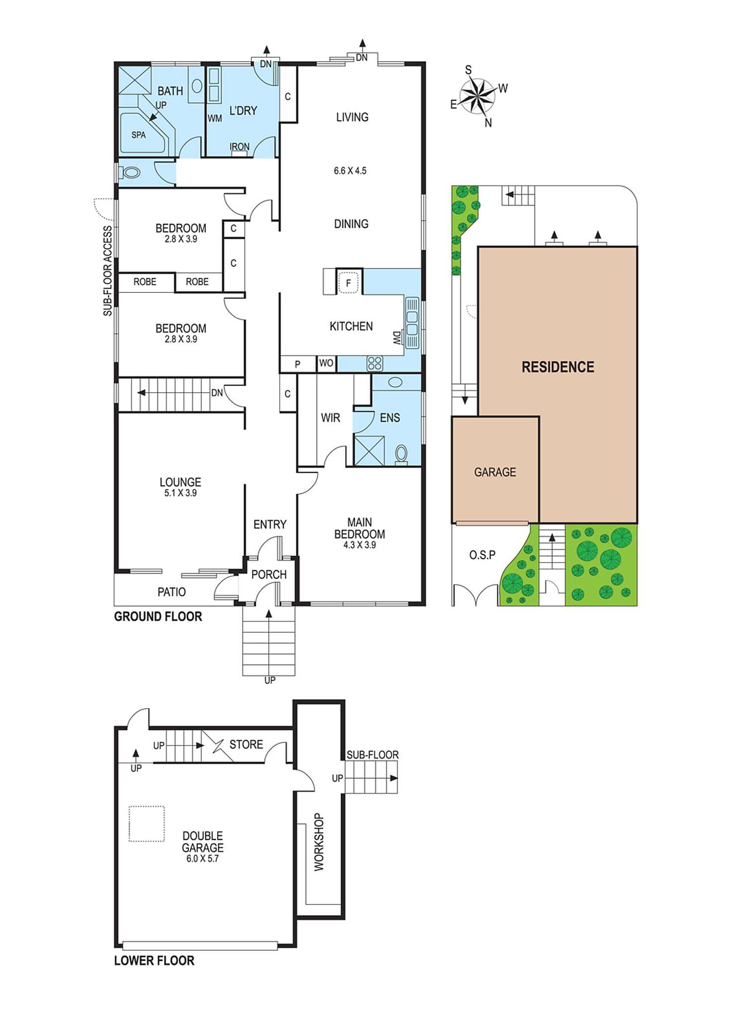 Floorplan of Homely townhouse listing, 1/10 Wahroongaa Road, Murrumbeena VIC 3163
