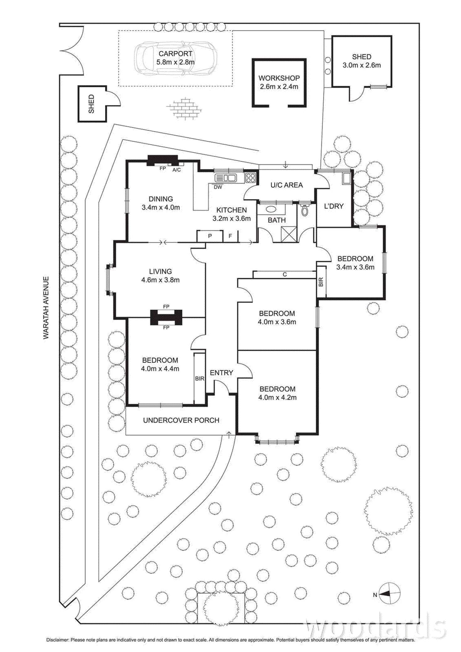 Floorplan of Homely house listing, 18 Royal Avenue, Glen Huntly VIC 3163