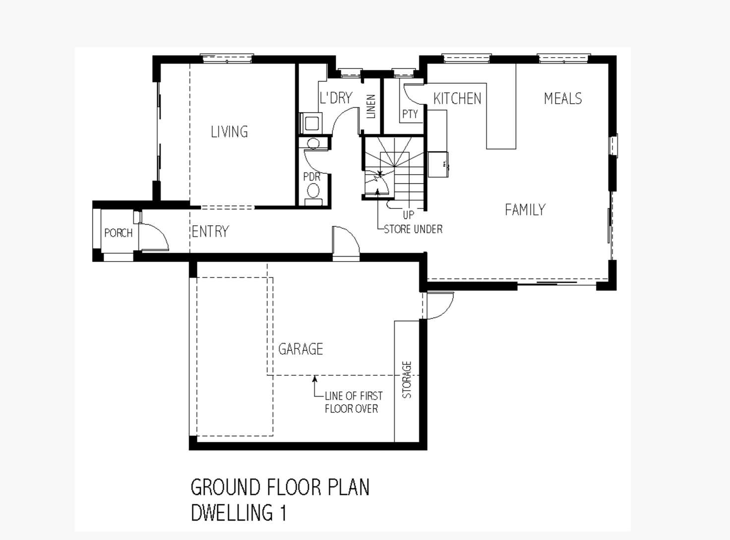 Floorplan of Homely townhouse listing, 1/22 Castles Road, Bentleigh VIC 3204