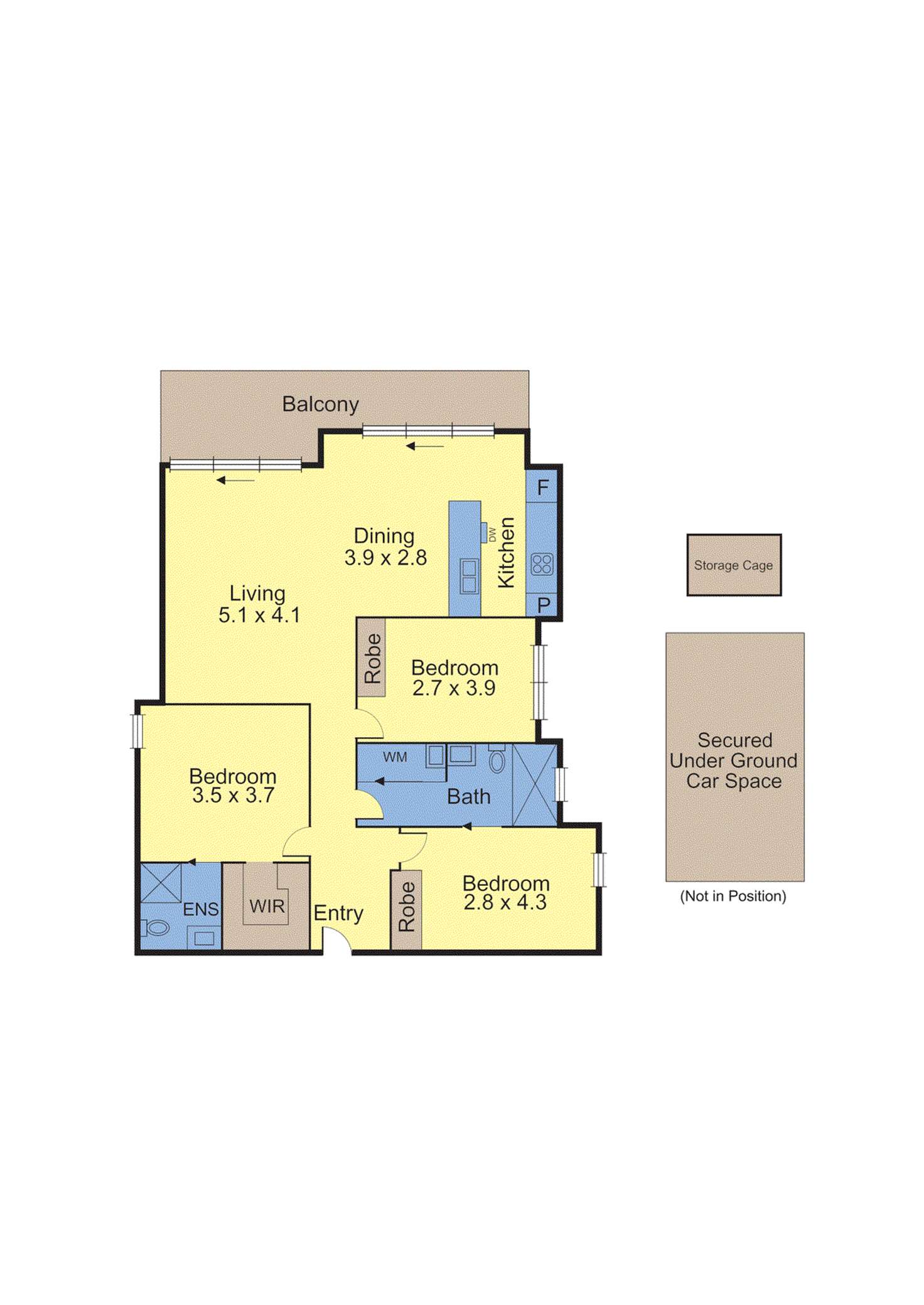 Floorplan of Homely apartment listing, 9/45 Rosstown Road, Carnegie VIC 3163