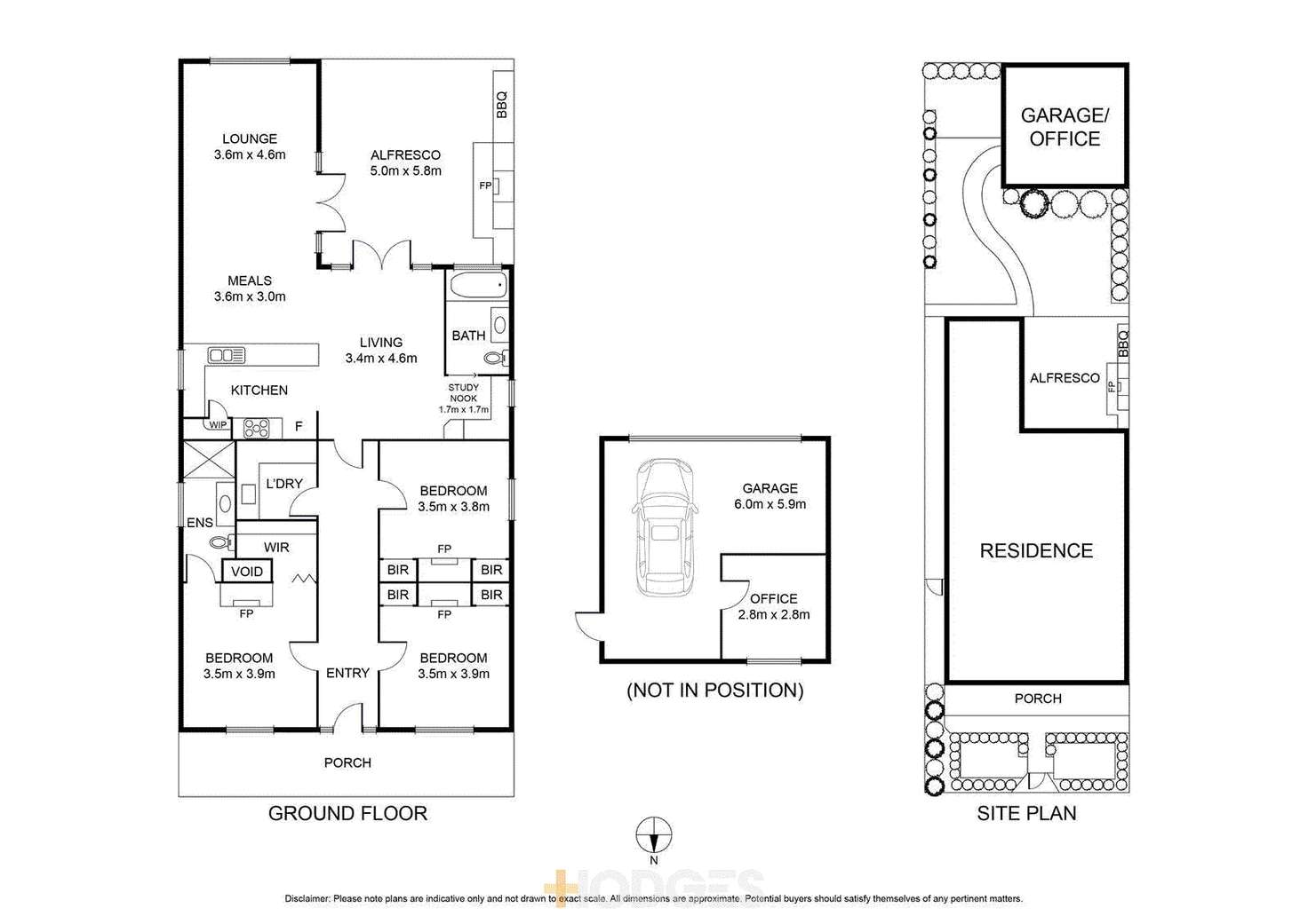 Floorplan of Homely house listing, 45 Waratah Street, Geelong West VIC 3218