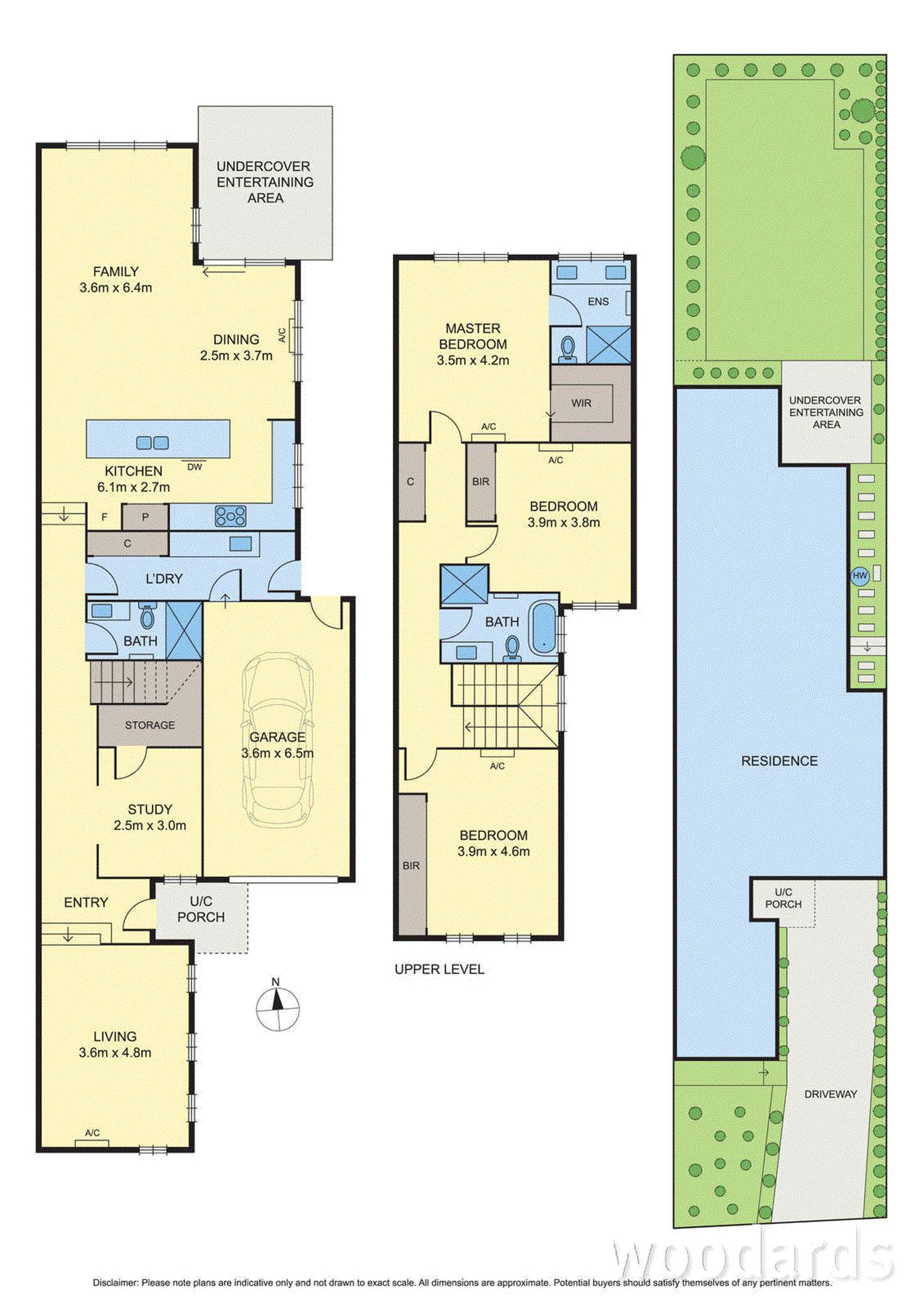 Floorplan of Homely townhouse listing, 301a Porter Street, Templestowe VIC 3106