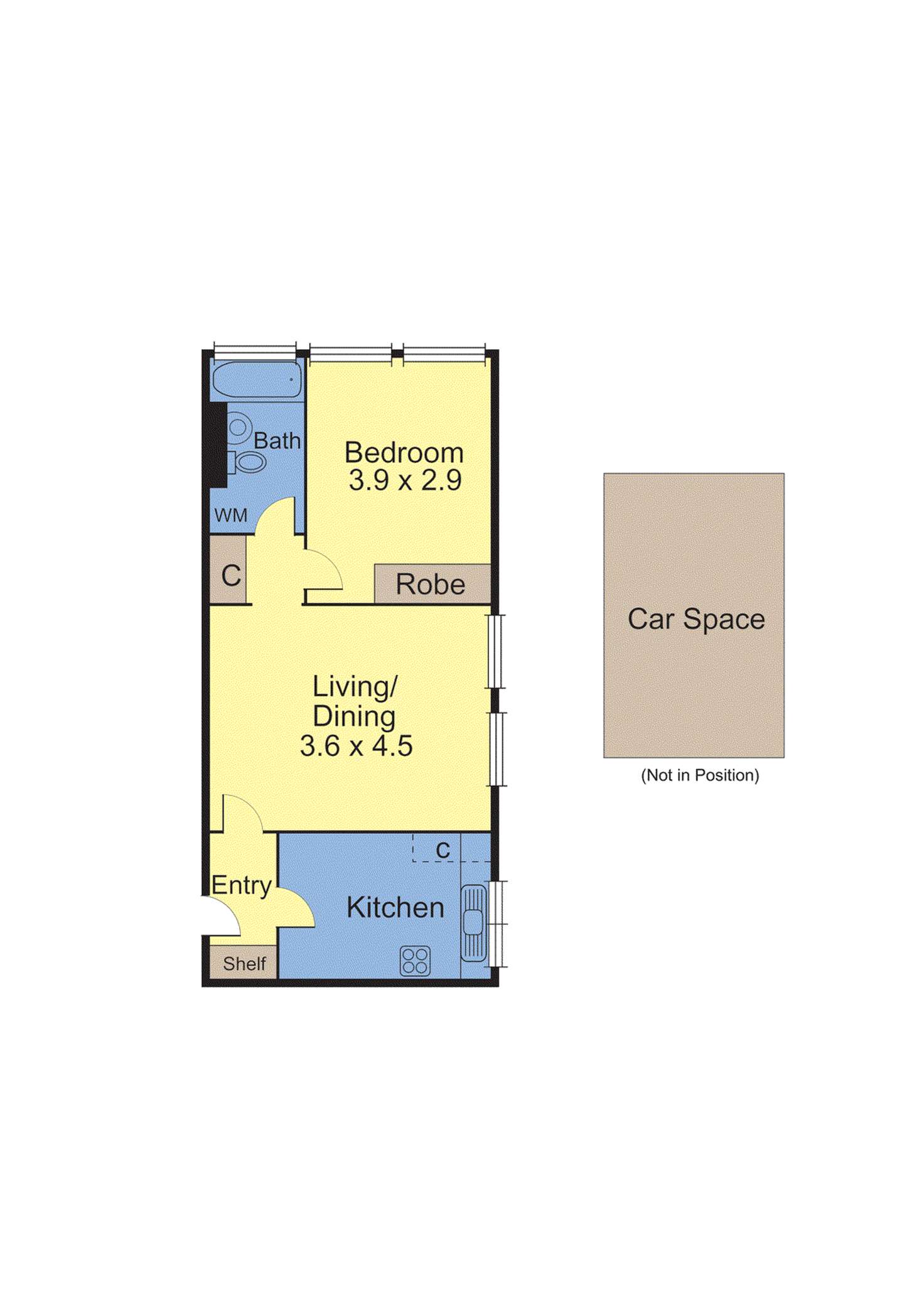 Floorplan of Homely apartment listing, 11/134 Brighton Road, Ripponlea VIC 3185