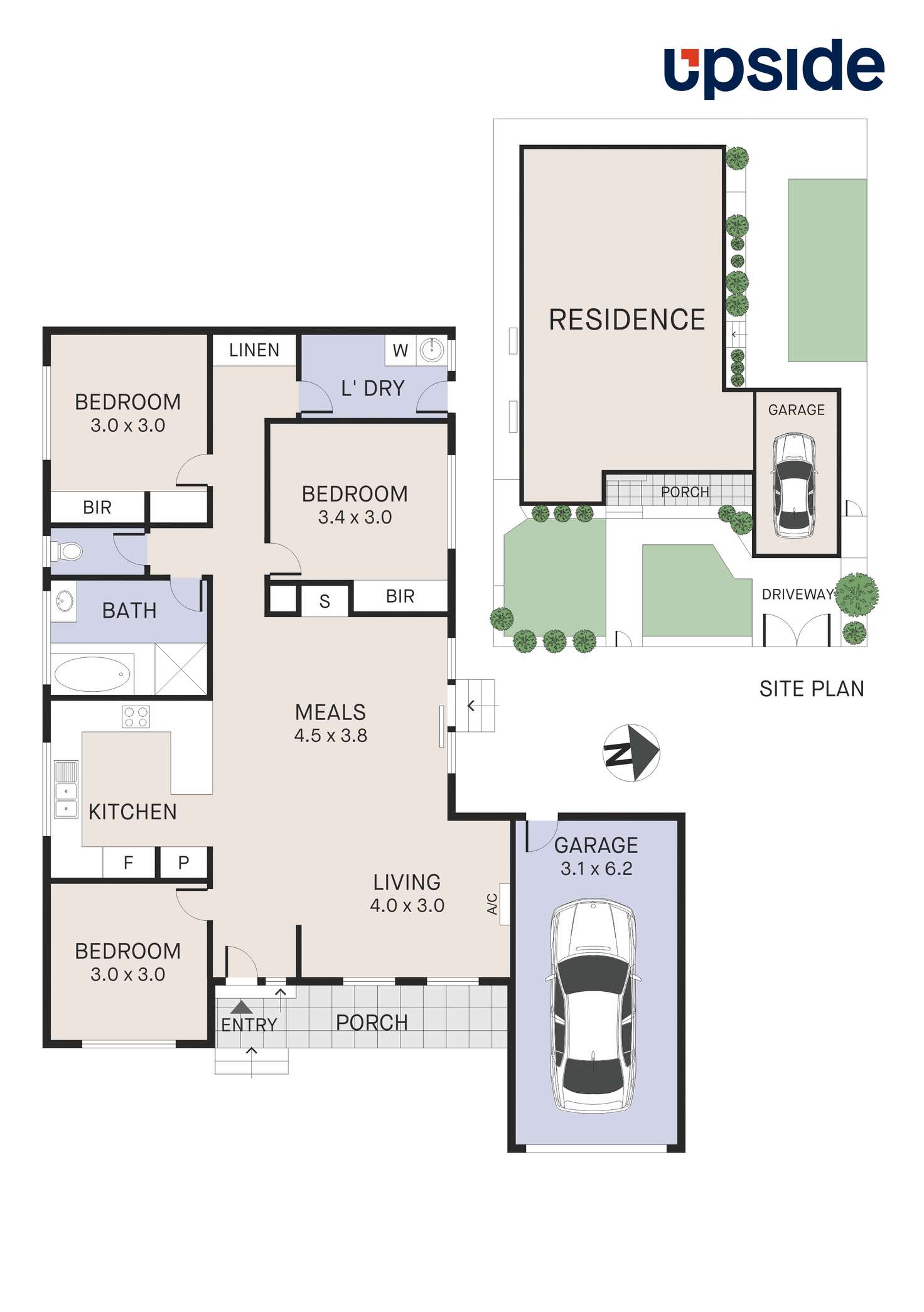 Floorplan of Homely house listing, 43 Carmen Street, Newport VIC 3015