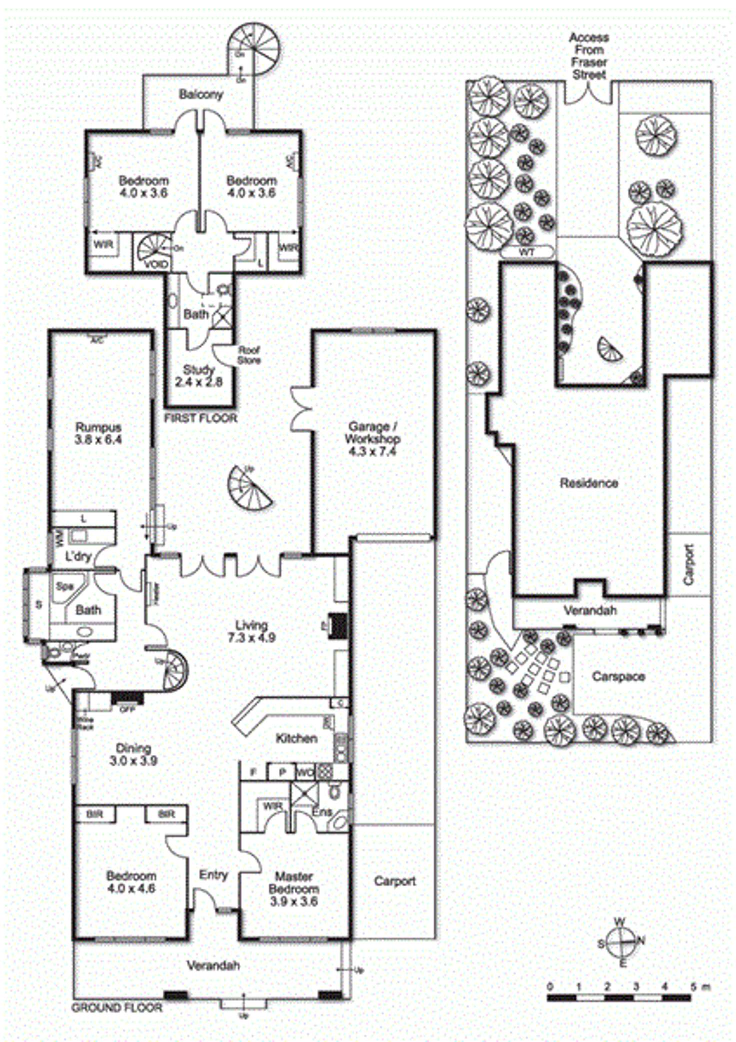 Floorplan of Homely house listing, 43 Malane  Street, Ormond VIC 3204