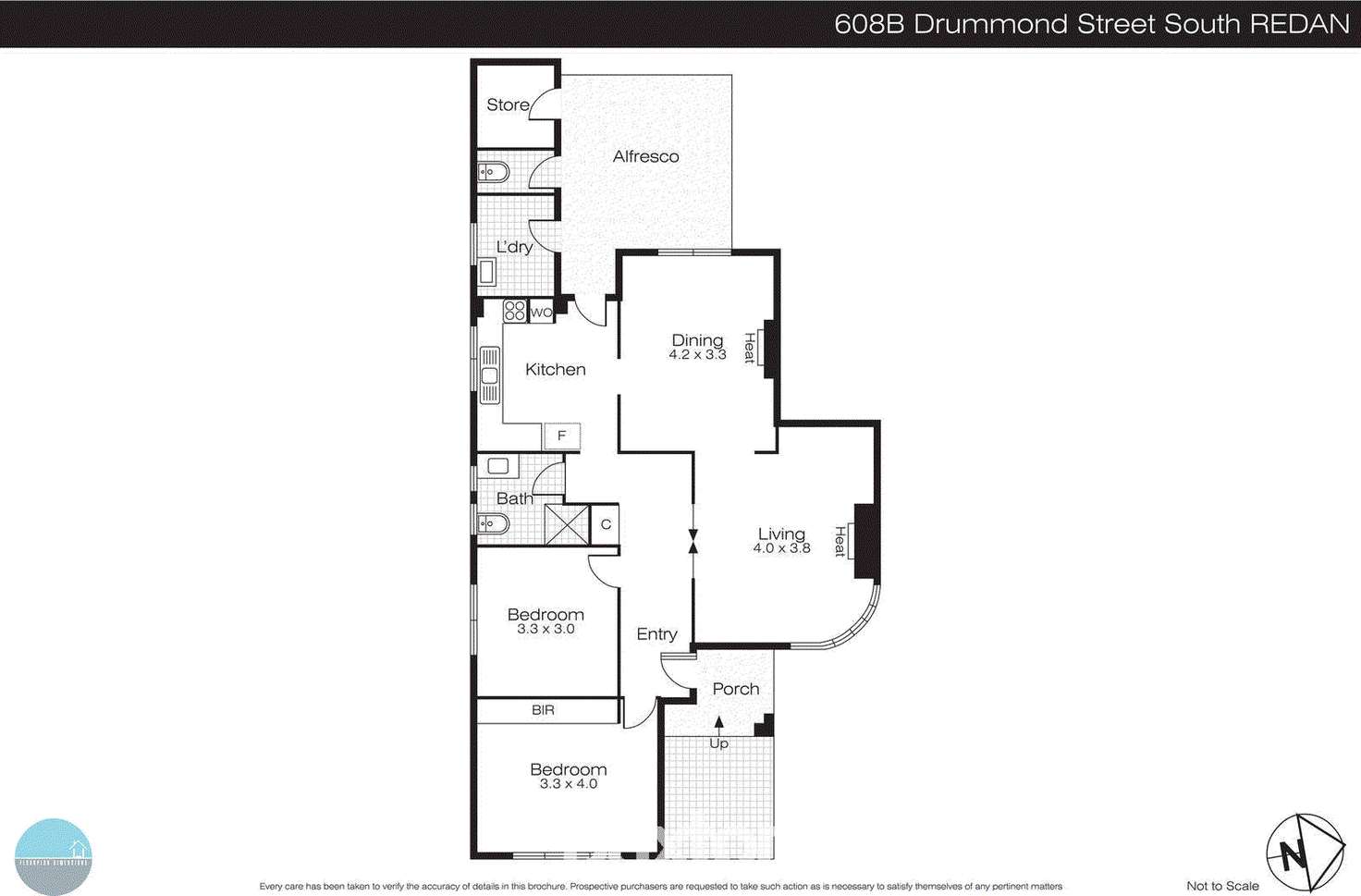 Floorplan of Homely house listing, 608B Drummond Street, Redan VIC 3350