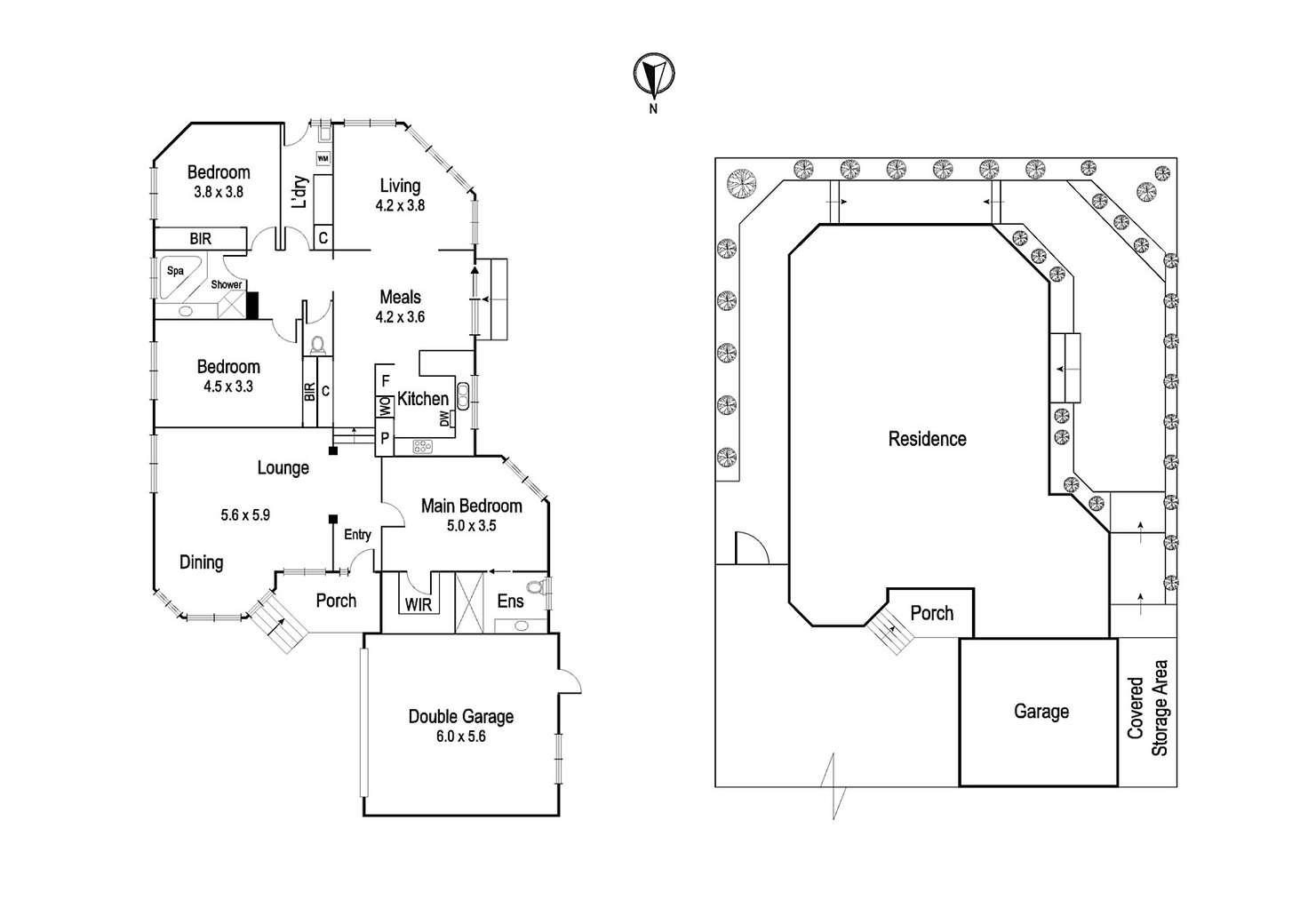Floorplan of Homely house listing, 2/3 Bronte Street, Heidelberg VIC 3084