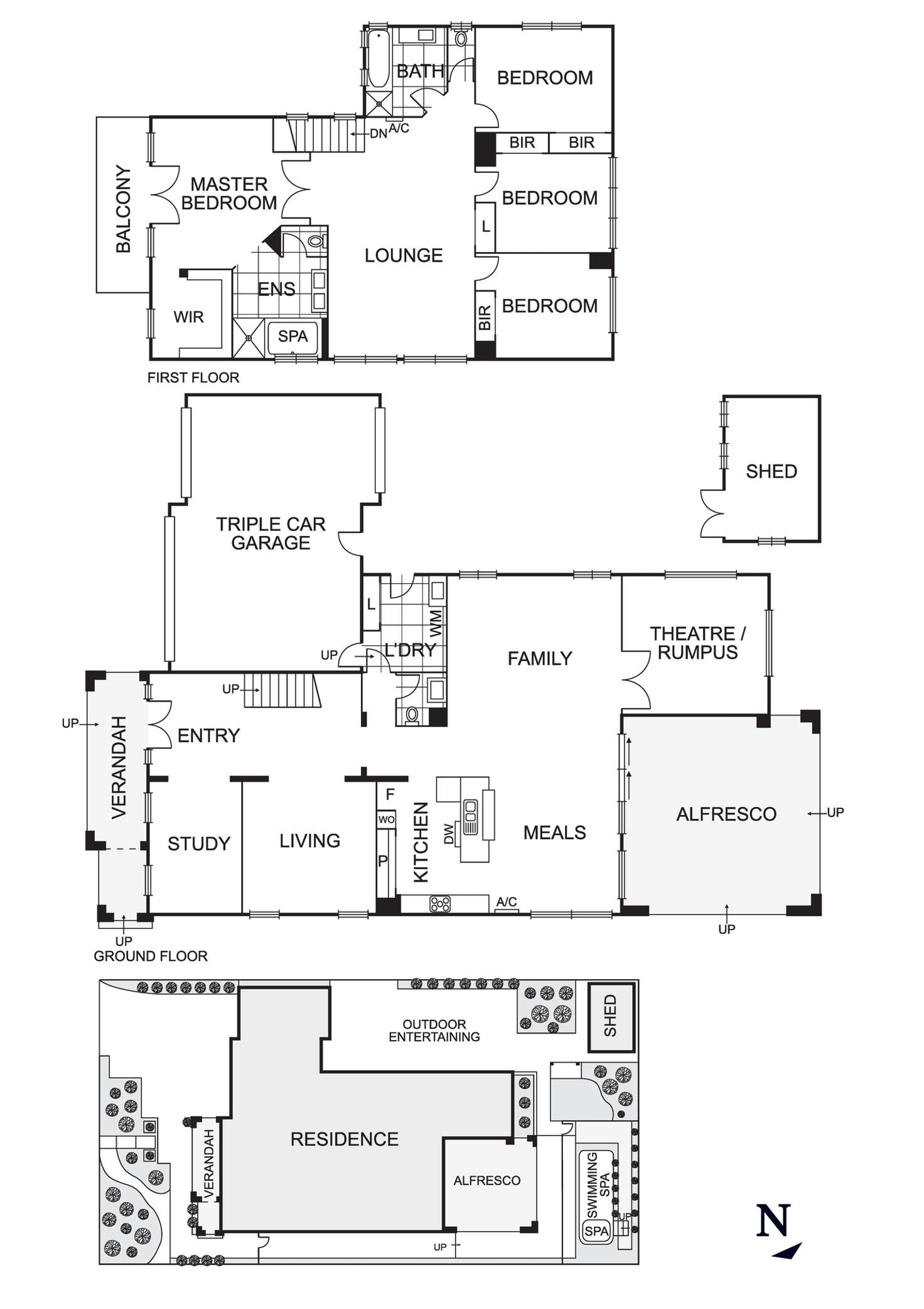 Floorplan of Homely house listing, 5 Serle Street, Doreen VIC 3754