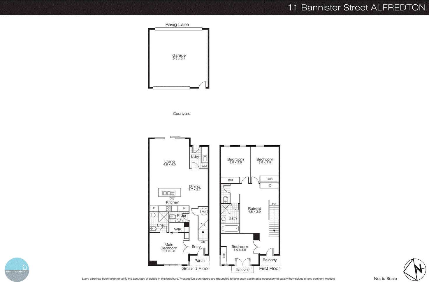 Floorplan of Homely house listing, 11 Bannister Street, Alfredton VIC 3350