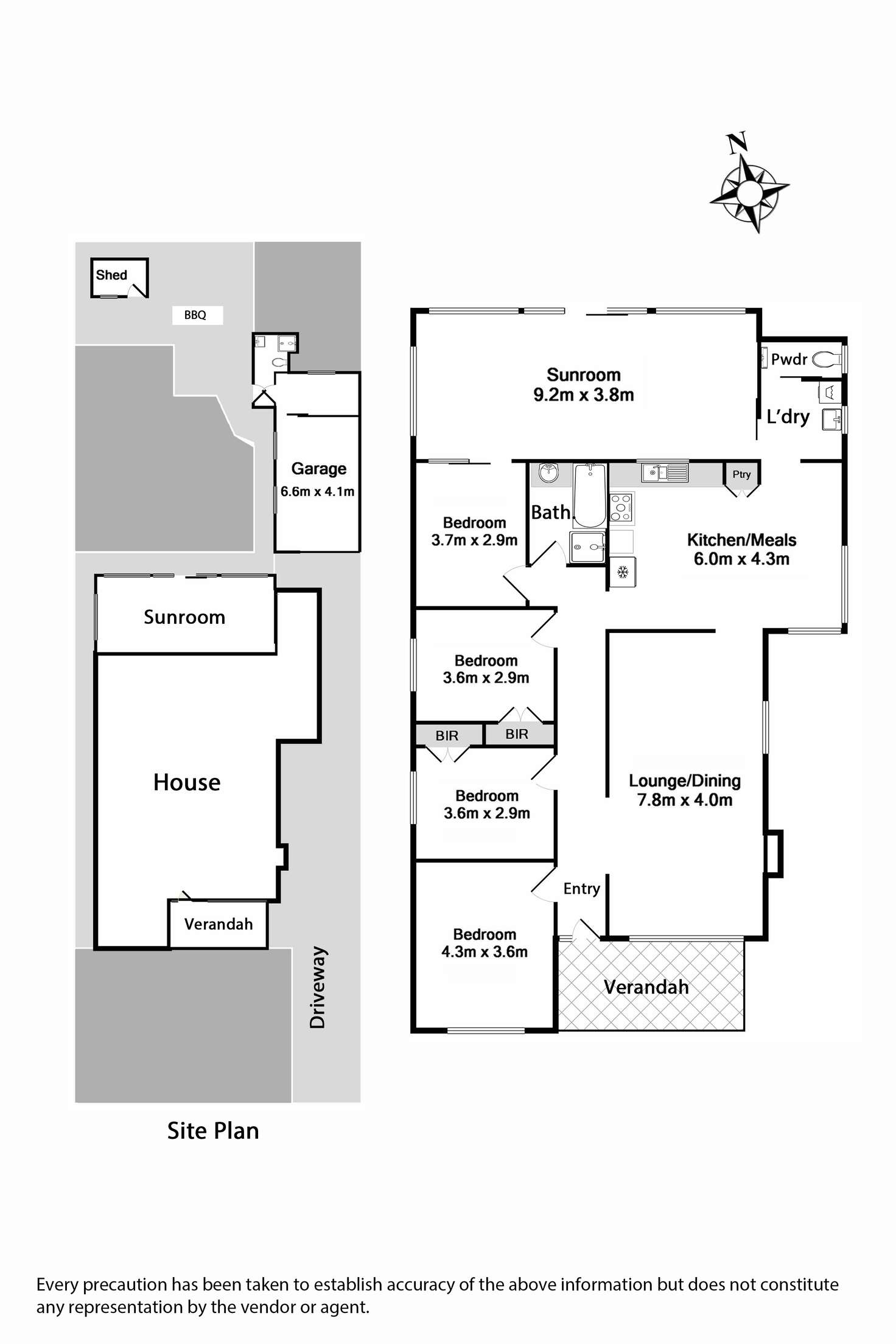 Floorplan of Homely house listing, 6 North Street, Airport West VIC 3042