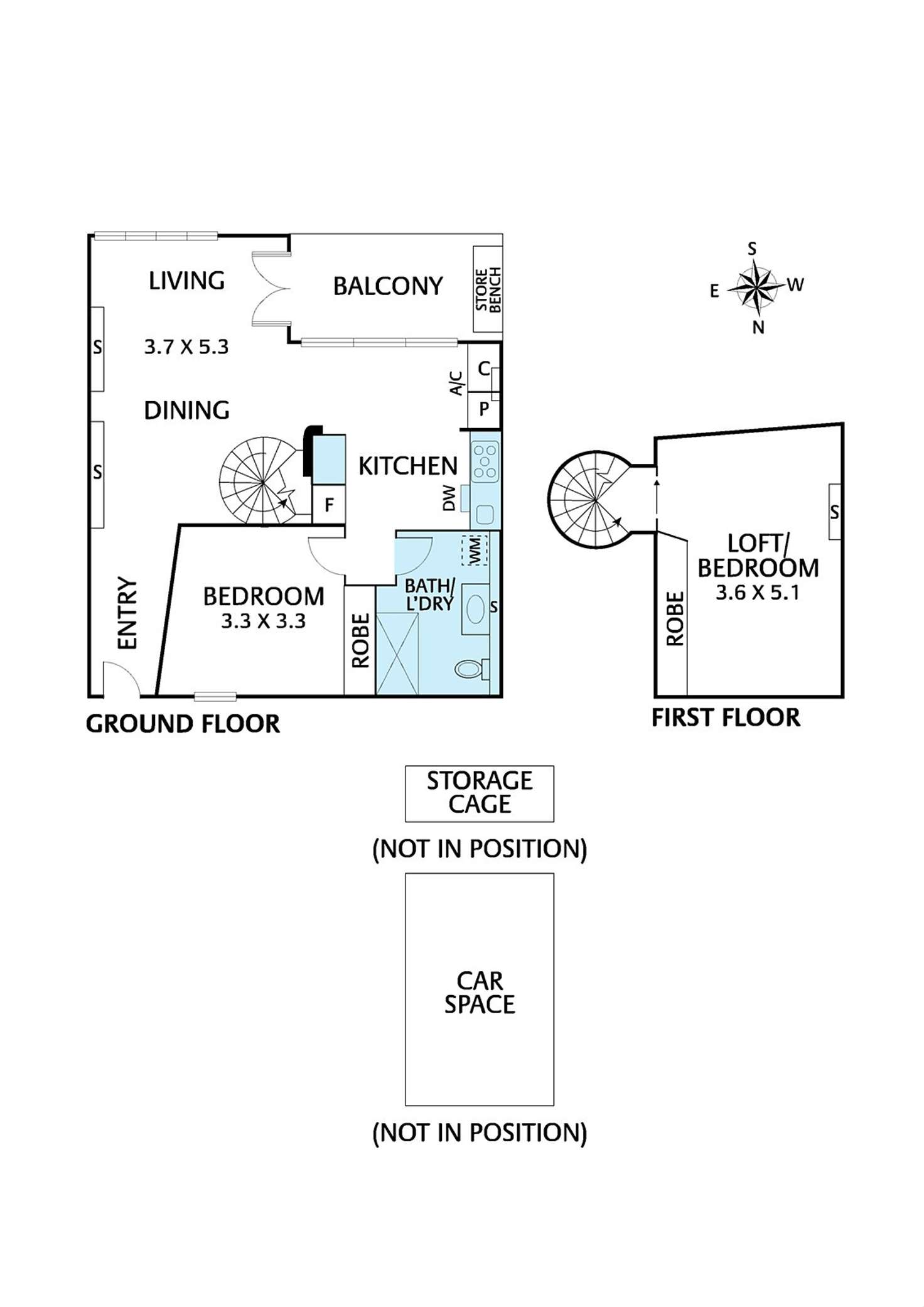 Floorplan of Homely apartment listing, 8/165 Rose Street, Fitzroy VIC 3065