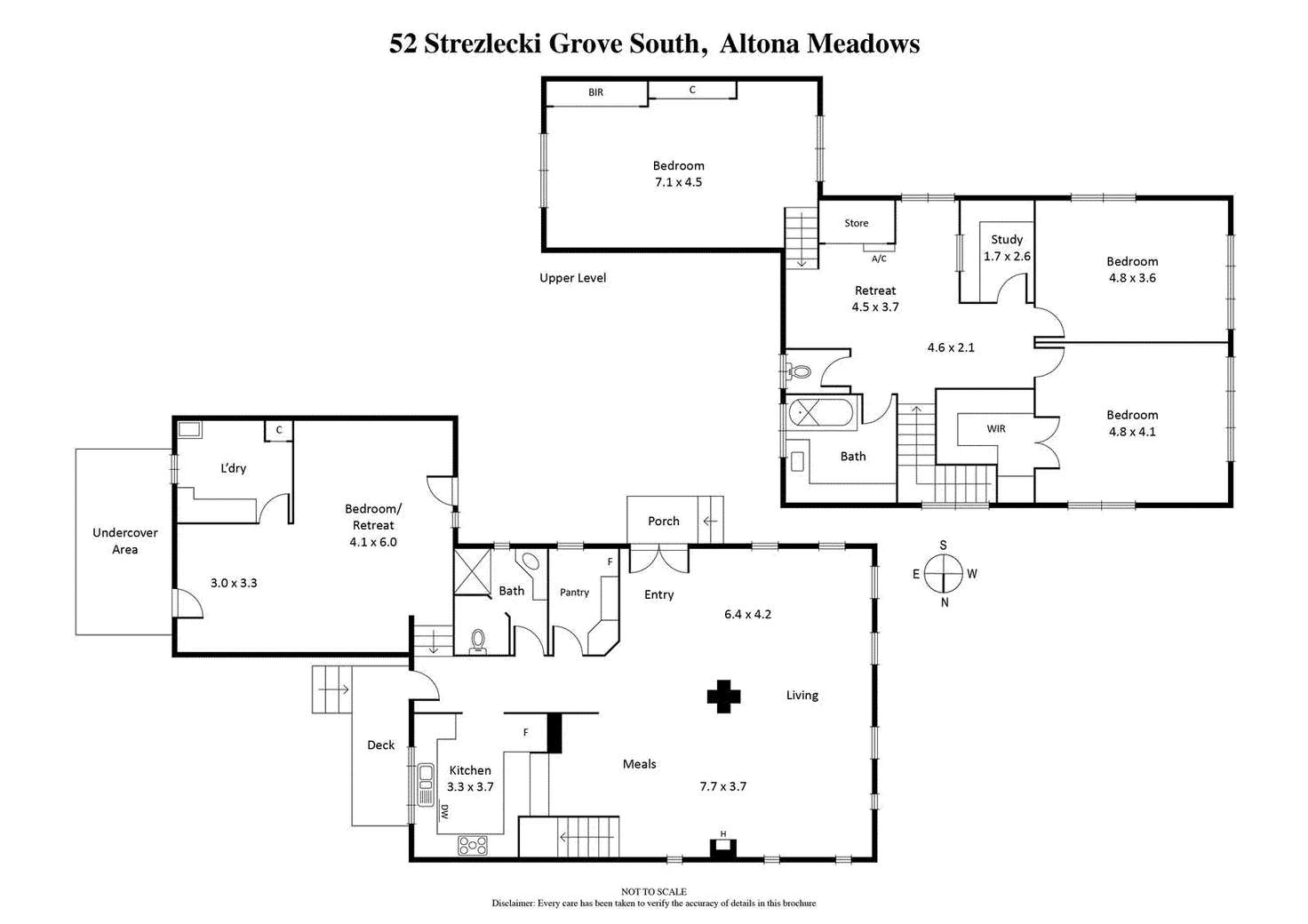 Floorplan of Homely house listing, 52 Strezlecki Grove, Altona Meadows VIC 3028