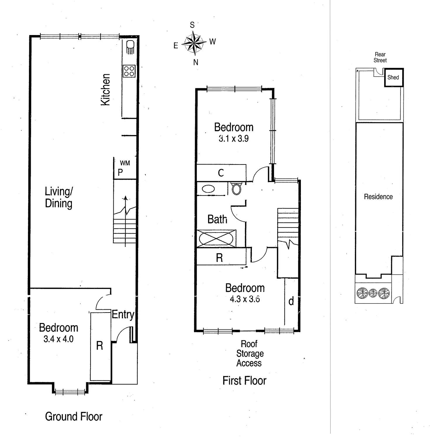 Floorplan of Homely house listing, 25 Otter  Street, Collingwood VIC 3066