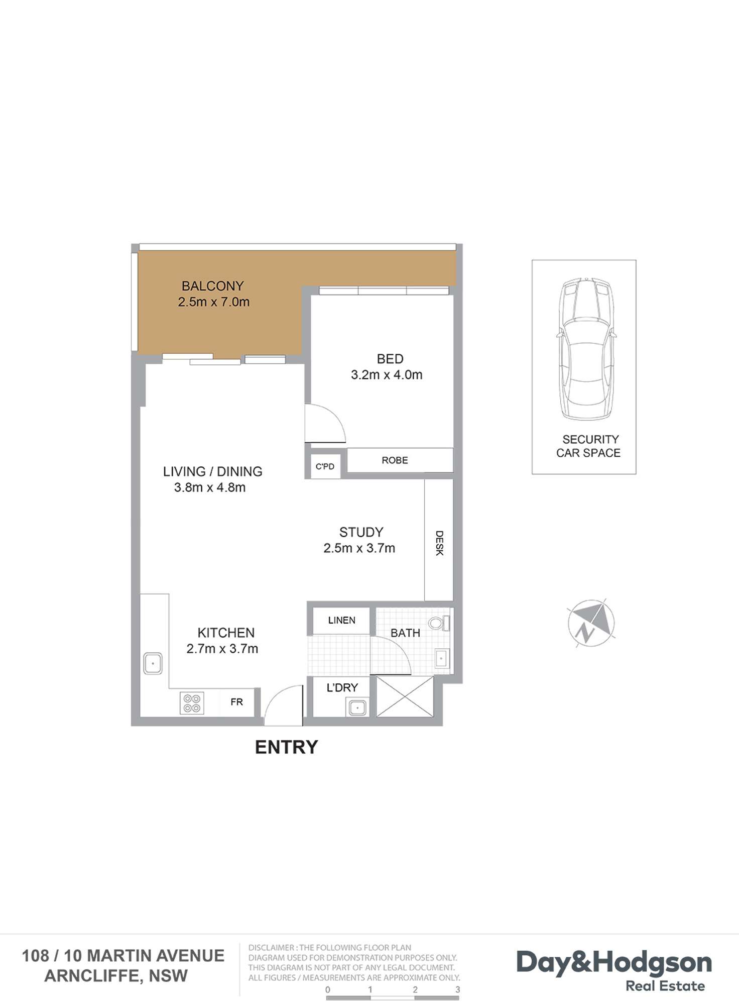 Floorplan of Homely unit listing, 5 Bidjigal  Road, Arncliffe NSW 2205