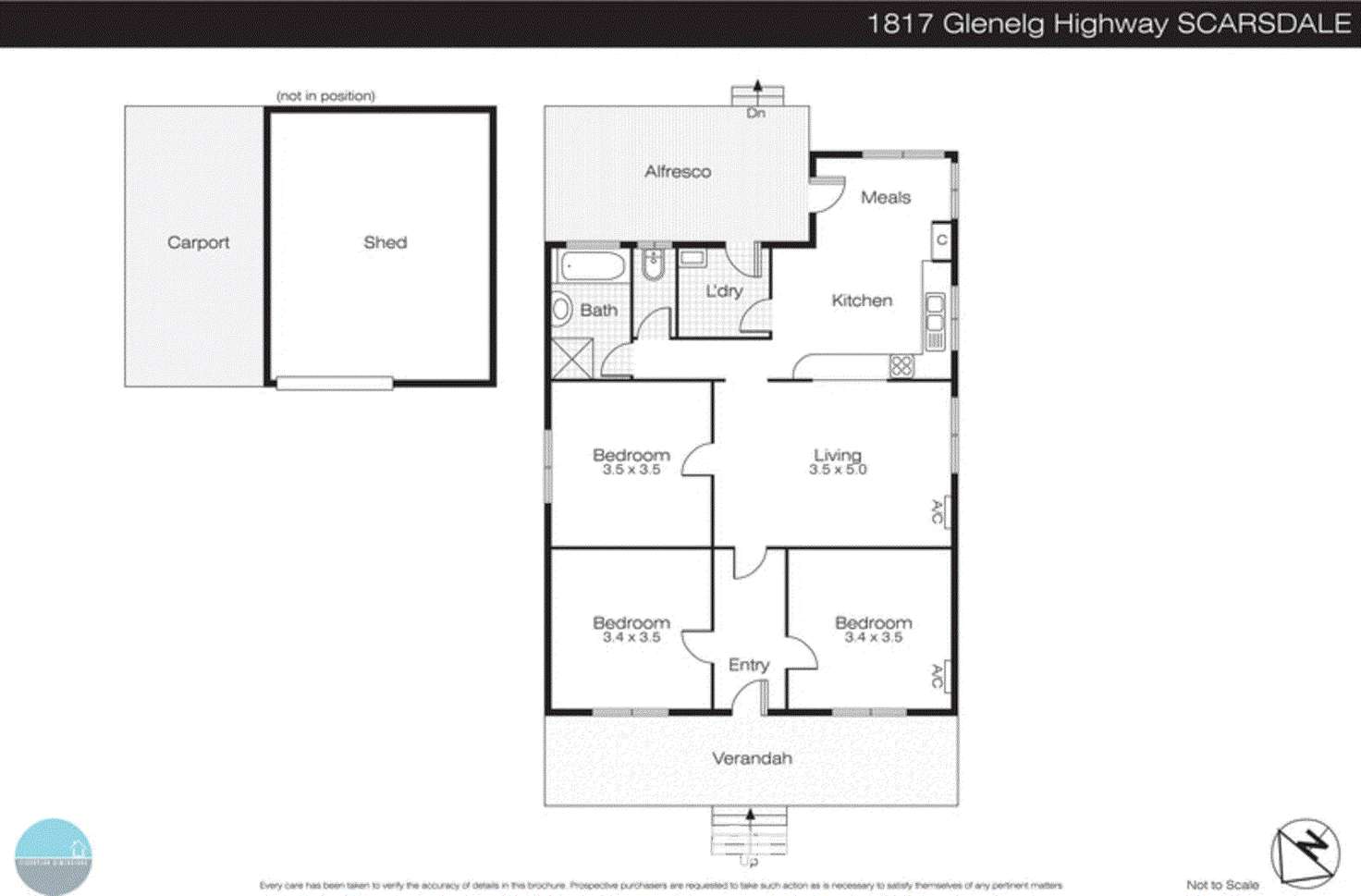 Floorplan of Homely house listing, 1817 Glenelg Highway, Smythesdale VIC 3351