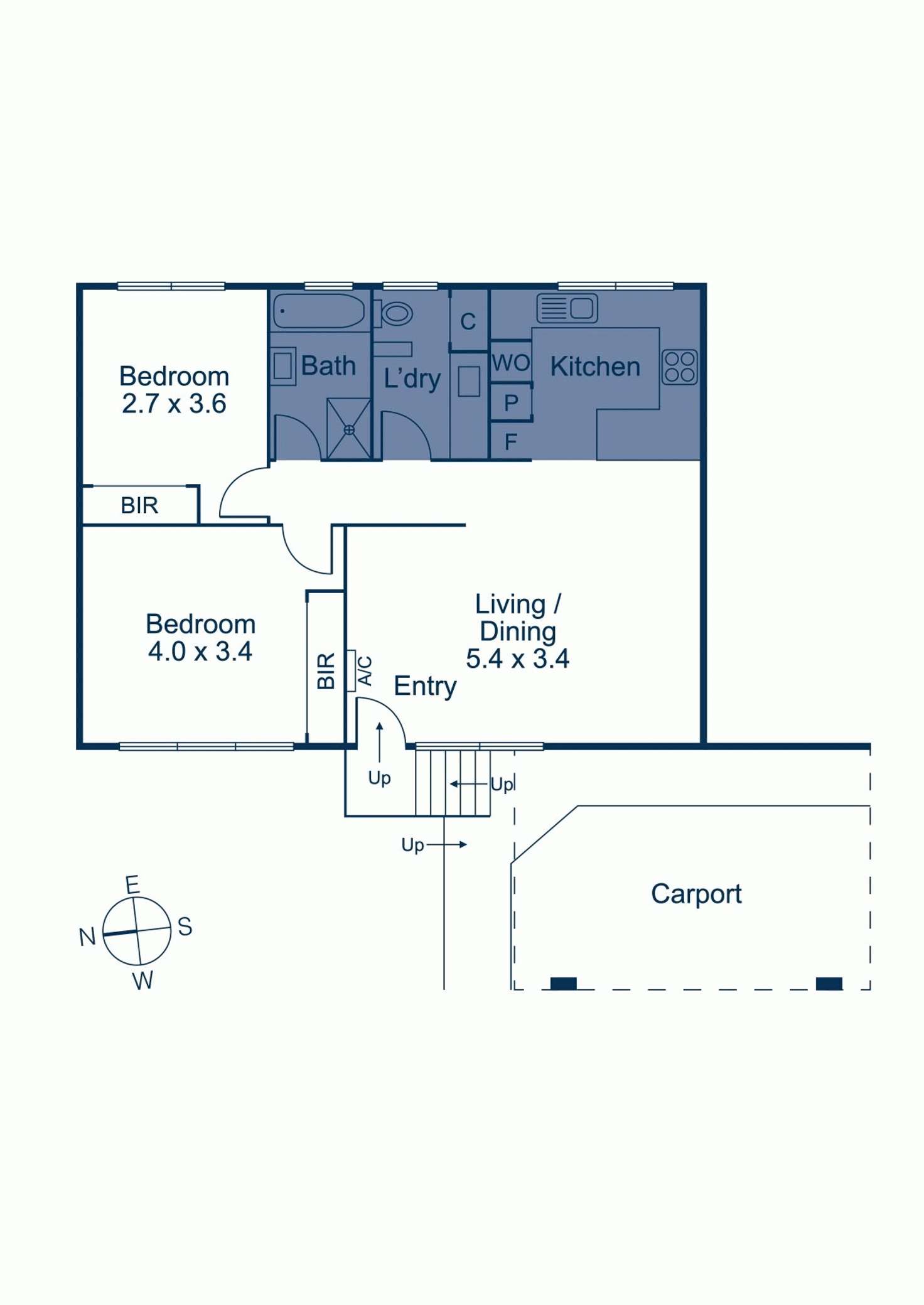 Floorplan of Homely unit listing, 4/67 Through Road, Camberwell VIC 3124