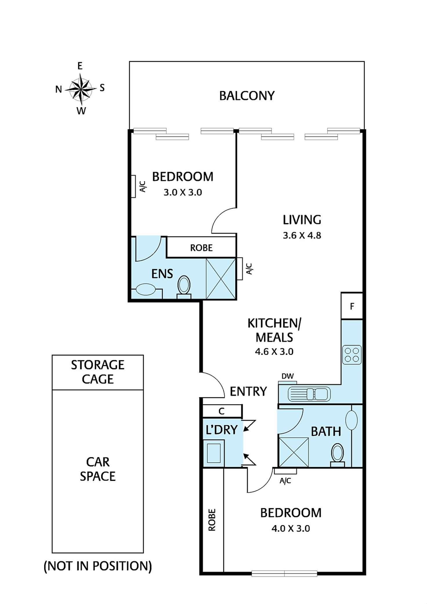 Floorplan of Homely apartment listing, 13/259 Canterbury Road, Forest Hill VIC 3131