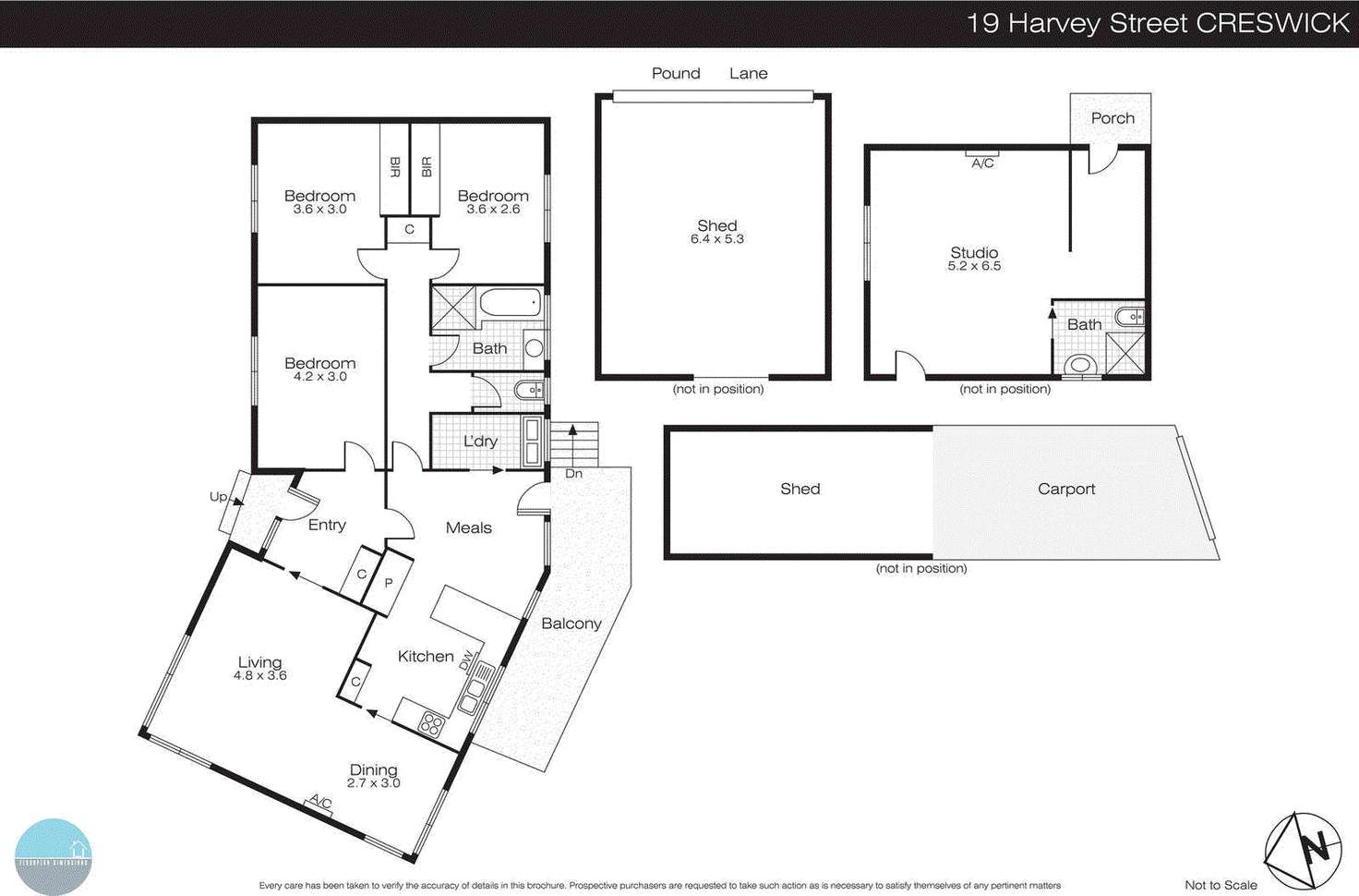 Floorplan of Homely house listing, 19 Harvey Street, Creswick VIC 3363