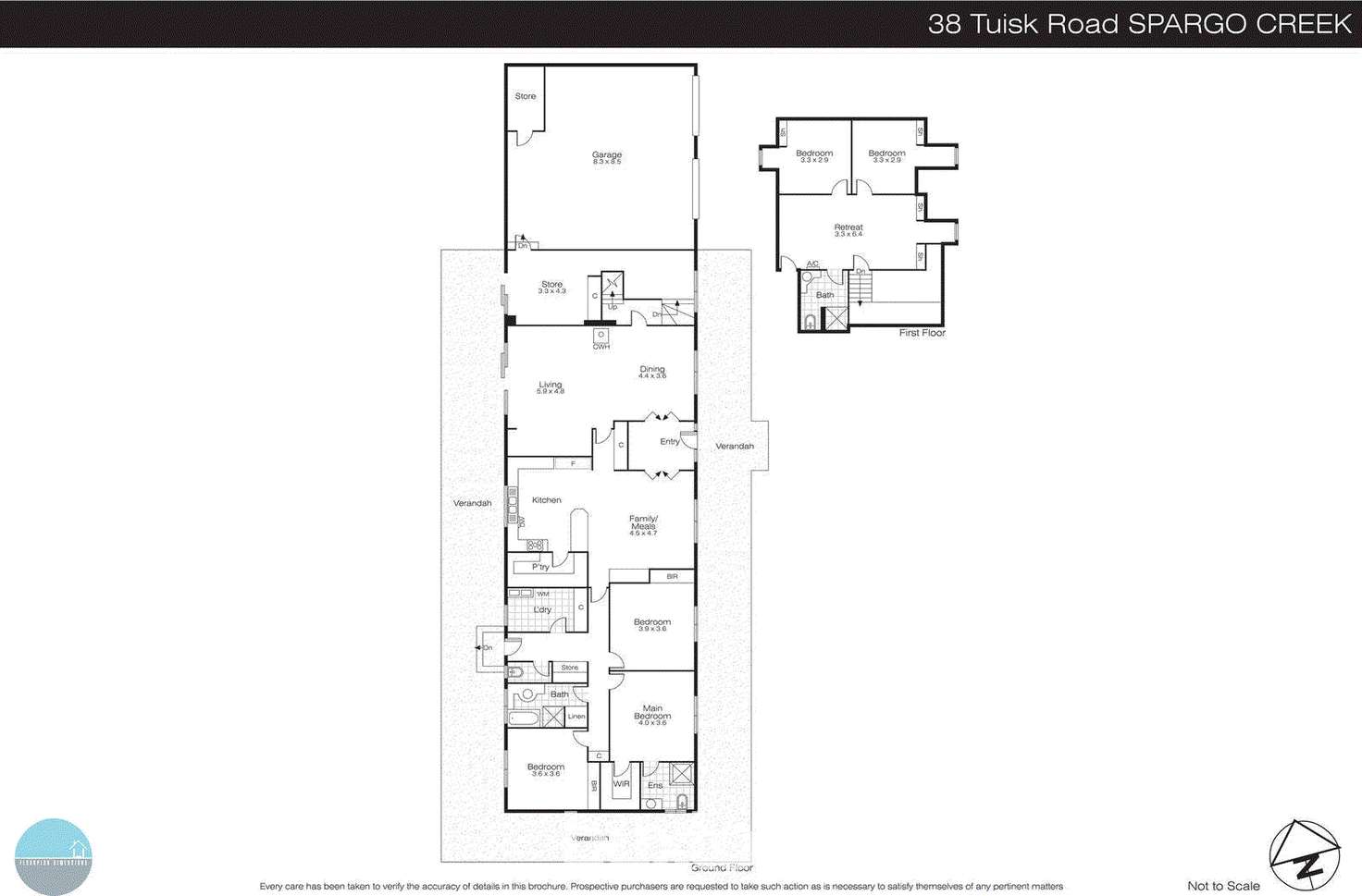 Floorplan of Homely house listing, 38 Tuisk Road, Spargo Creek VIC 3461