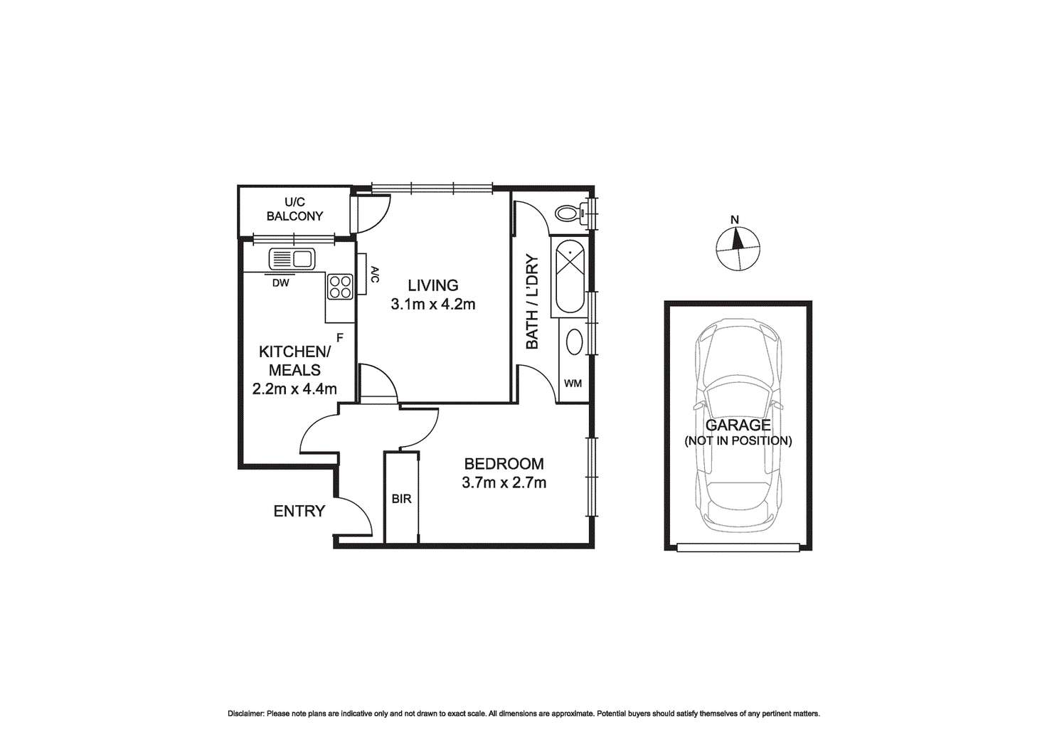 Floorplan of Homely apartment listing, 4/1 Leila Road, Ormond VIC 3204