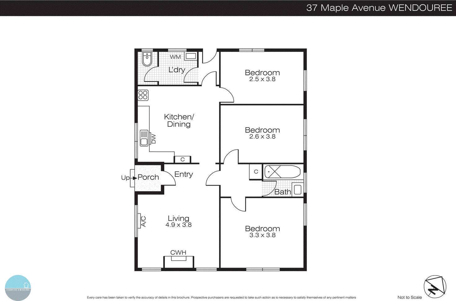 Floorplan of Homely house listing, 37 Maple Avenue, Wendouree VIC 3355