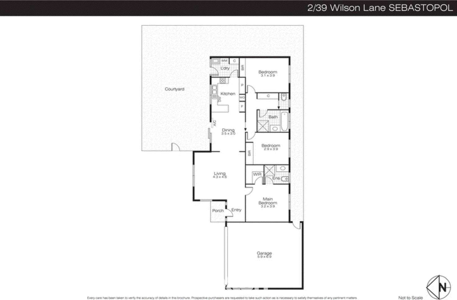 Floorplan of Homely house listing, 39A Wilsons Lane, Sebastopol VIC 3356
