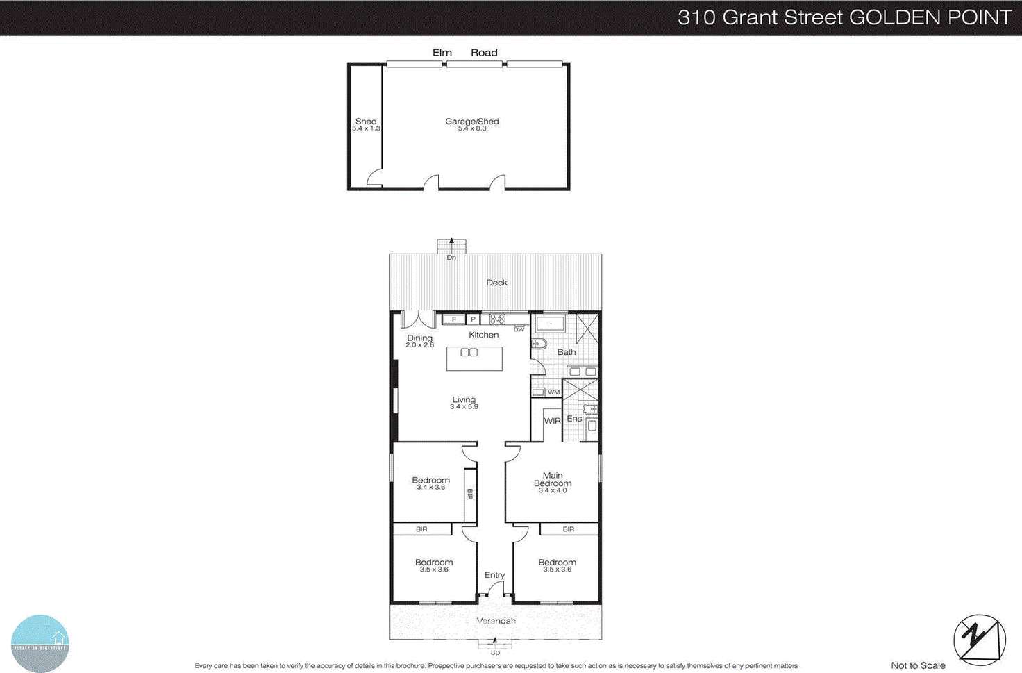 Floorplan of Homely house listing, 310 Grant Street, Golden Point VIC 3350