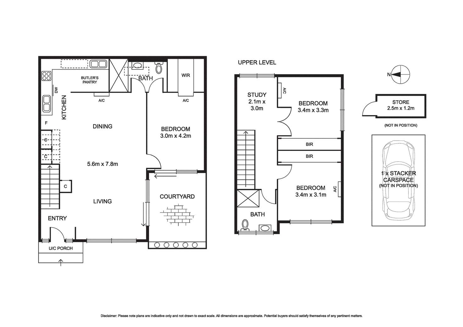 Floorplan of Homely townhouse listing, 4/17 Rosella Street, Murrumbeena VIC 3163