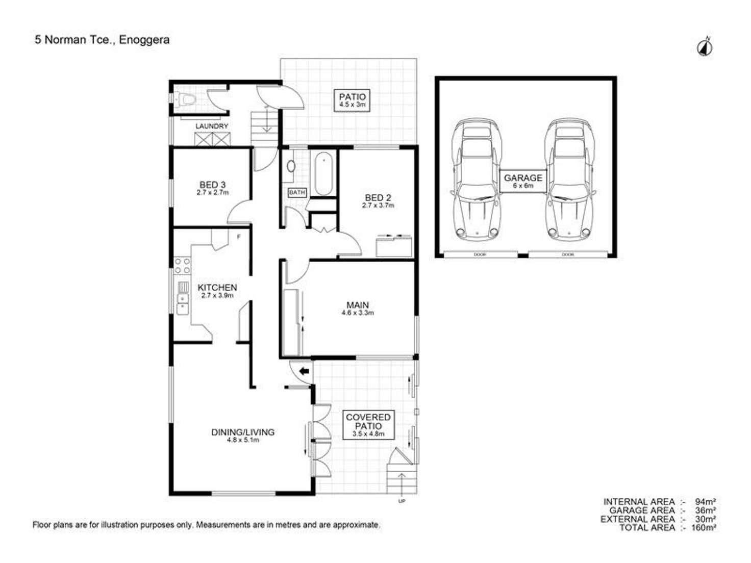 Floorplan of Homely house listing, 5 Norman  Terrace, Enoggera QLD 4051