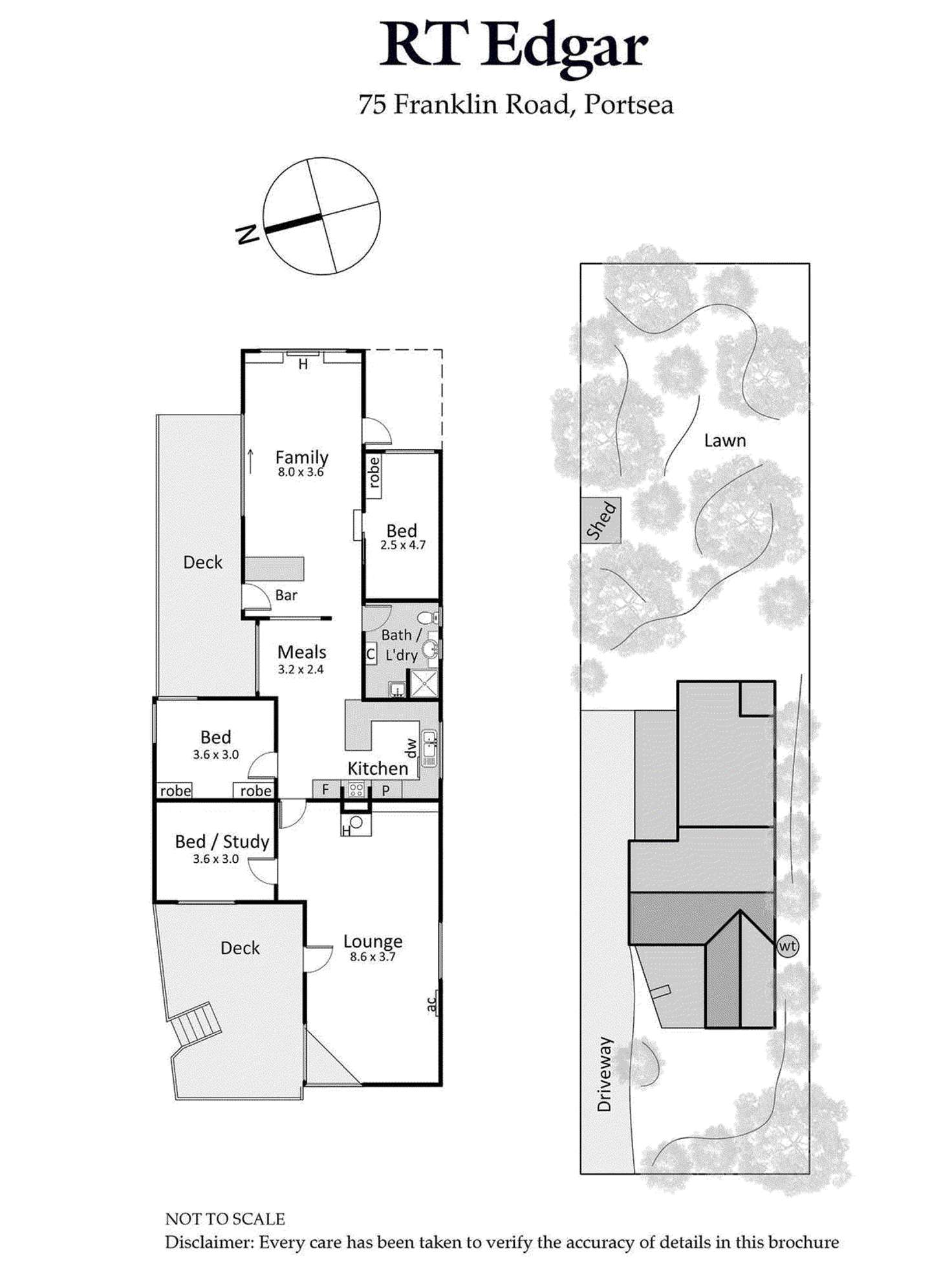 Floorplan of Homely house listing, 75 Franklin Road, Portsea VIC 3944