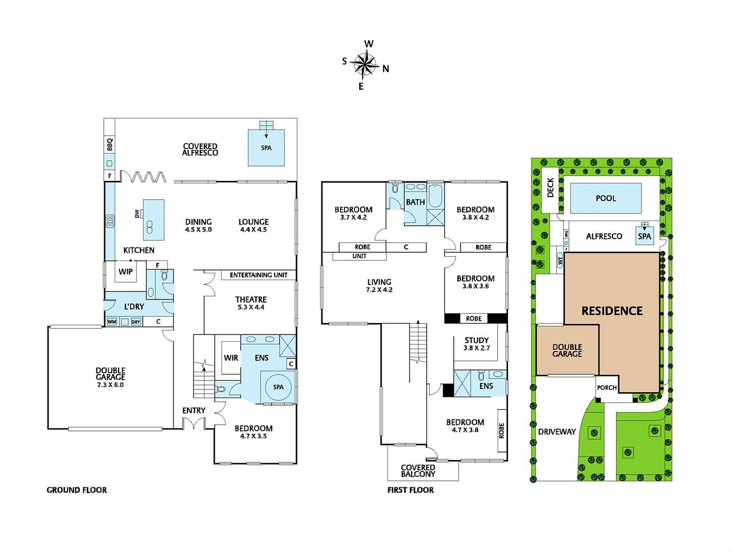 Floorplan of Homely house listing, 30 Crest Grove, Nunawading VIC 3131
