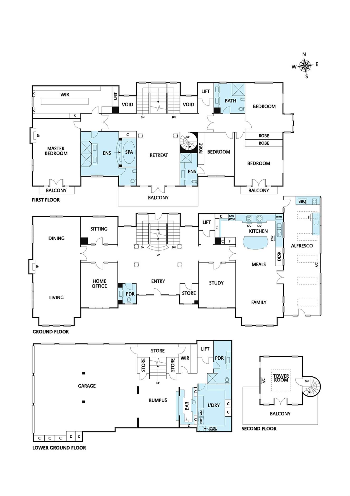 Floorplan of Homely house listing, 36 York Avenue, Ivanhoe East VIC 3079