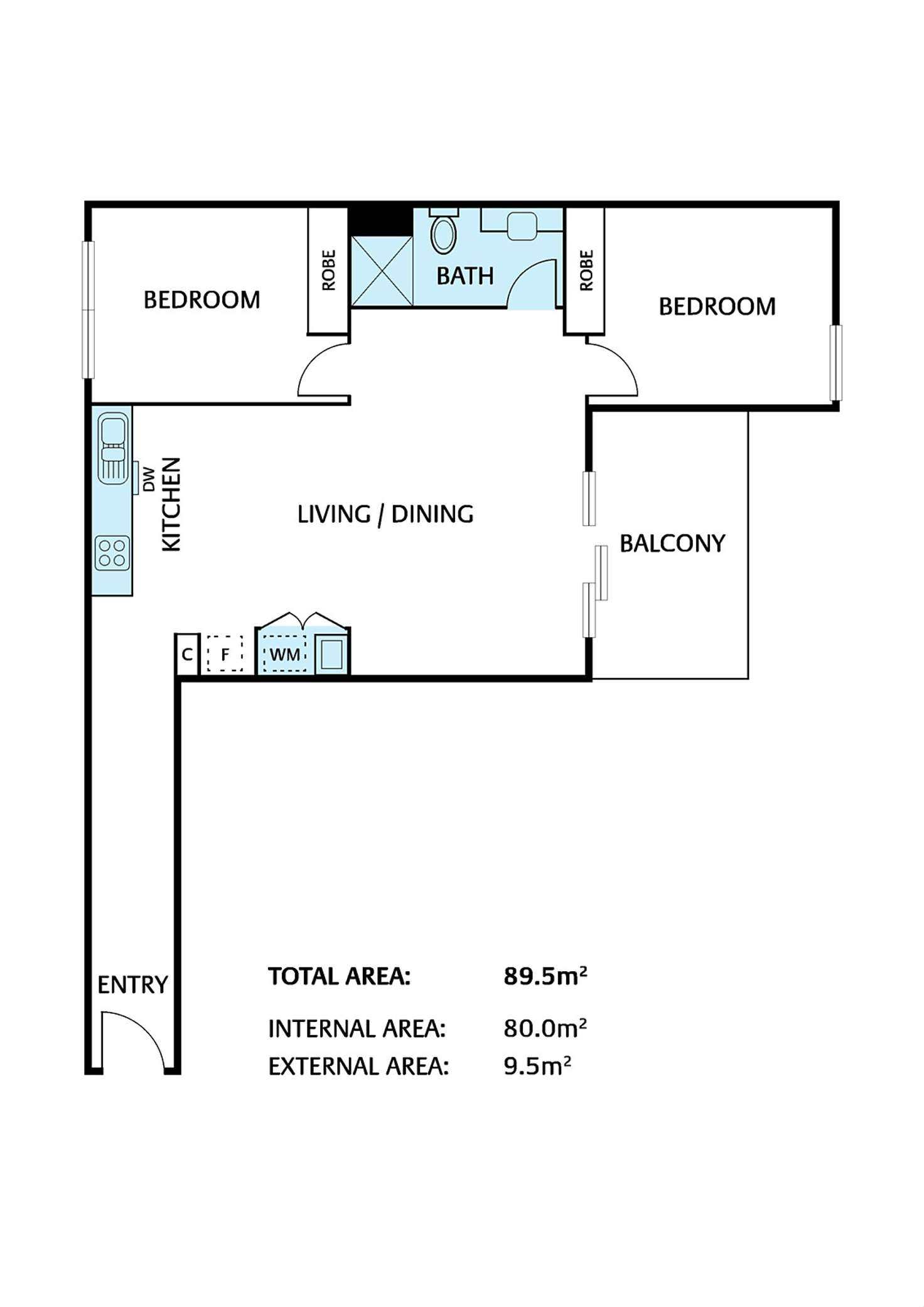 Floorplan of Homely apartment listing, 212/193-195 Springvale Road, Nunawading VIC 3131