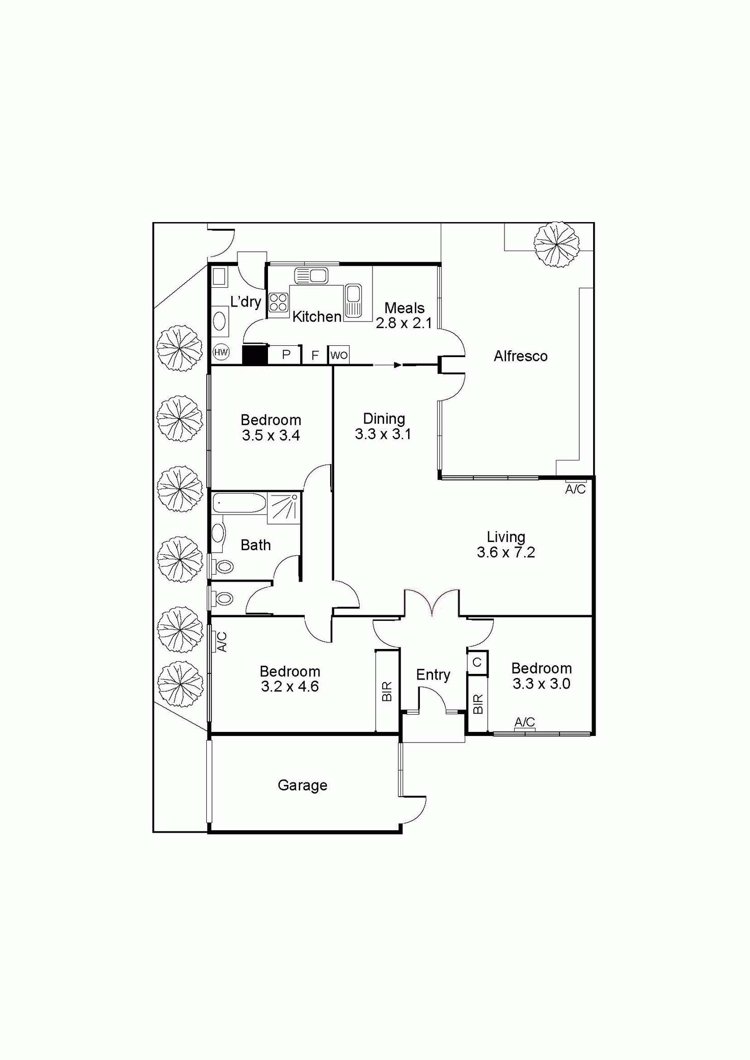 Floorplan of Homely unit listing, 6/5 Meadow  Street, St Kilda East VIC 3183