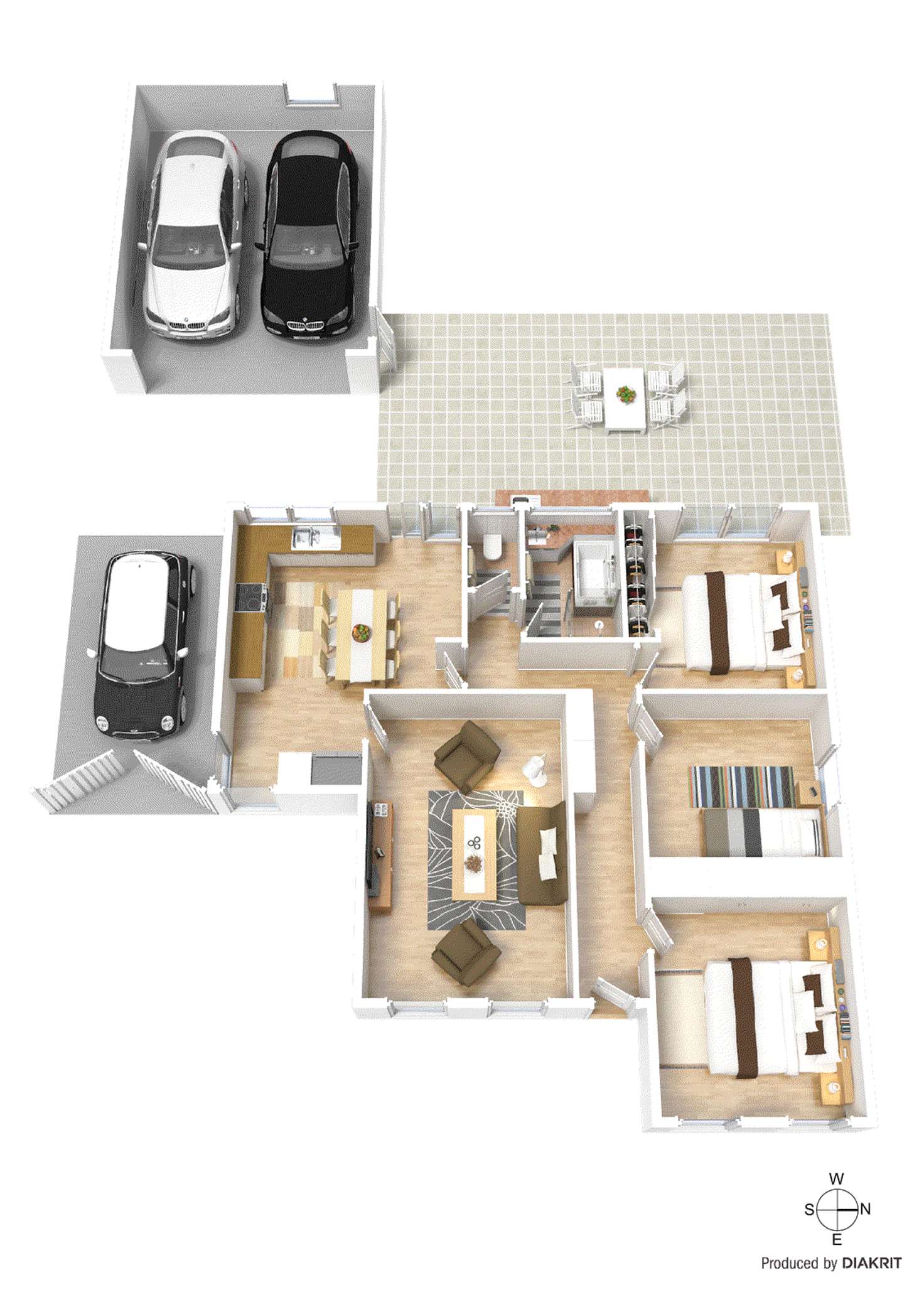 Floorplan of Homely house listing, 133 Elder Street South, Clarinda VIC 3169