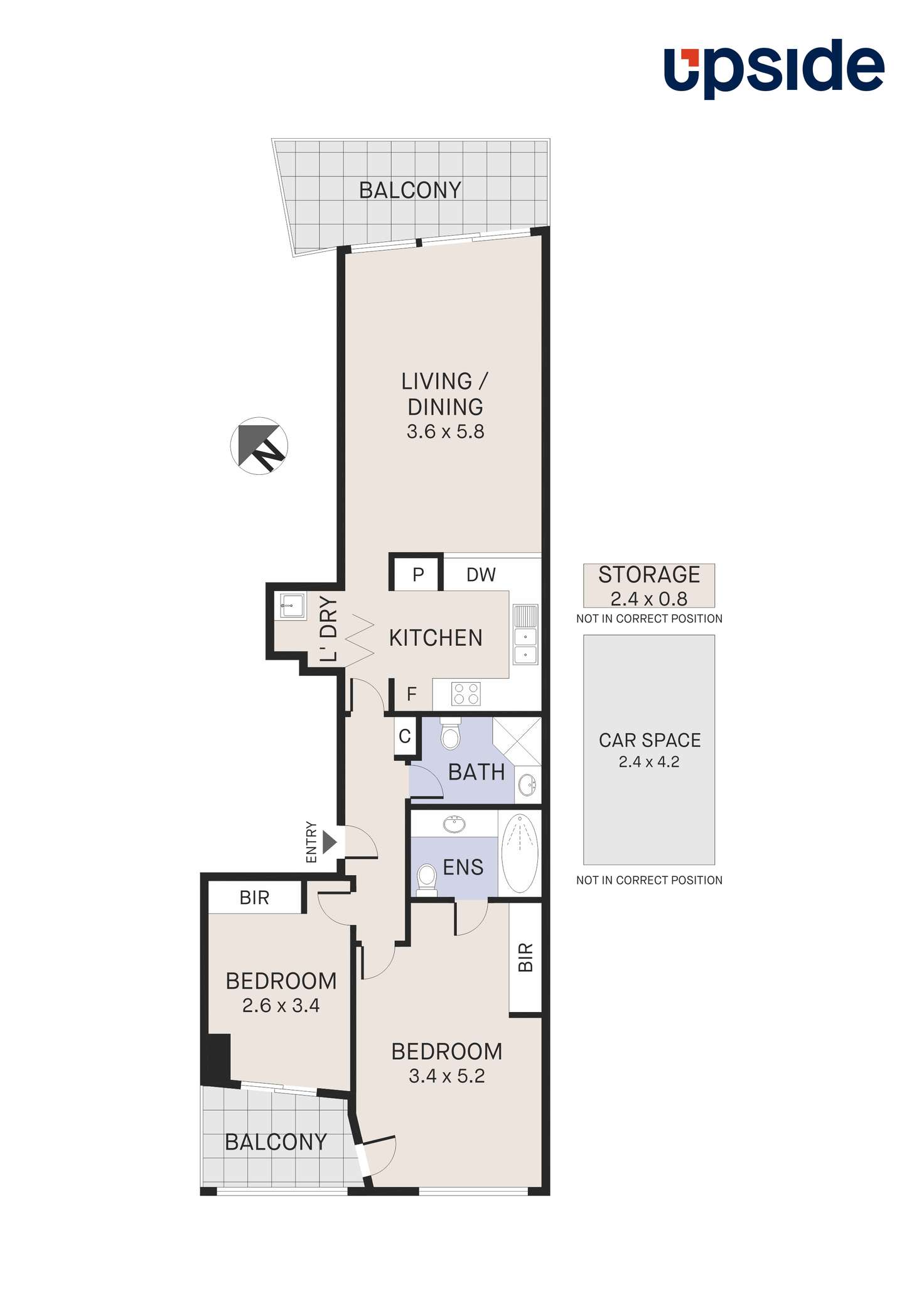 Floorplan of Homely unit listing, 13/6 West Street, Croydon NSW 2132