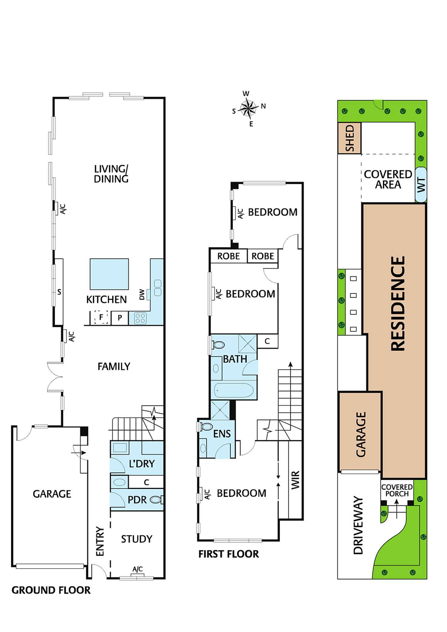 Floorplan of Homely townhouse listing, 7 Ayton Street, Ivanhoe VIC 3079