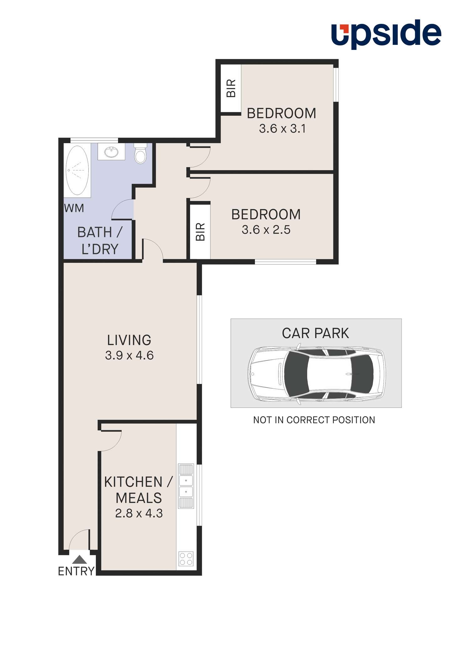 Floorplan of Homely flat listing, 6/24 Rooney Street, Maidstone VIC 3012