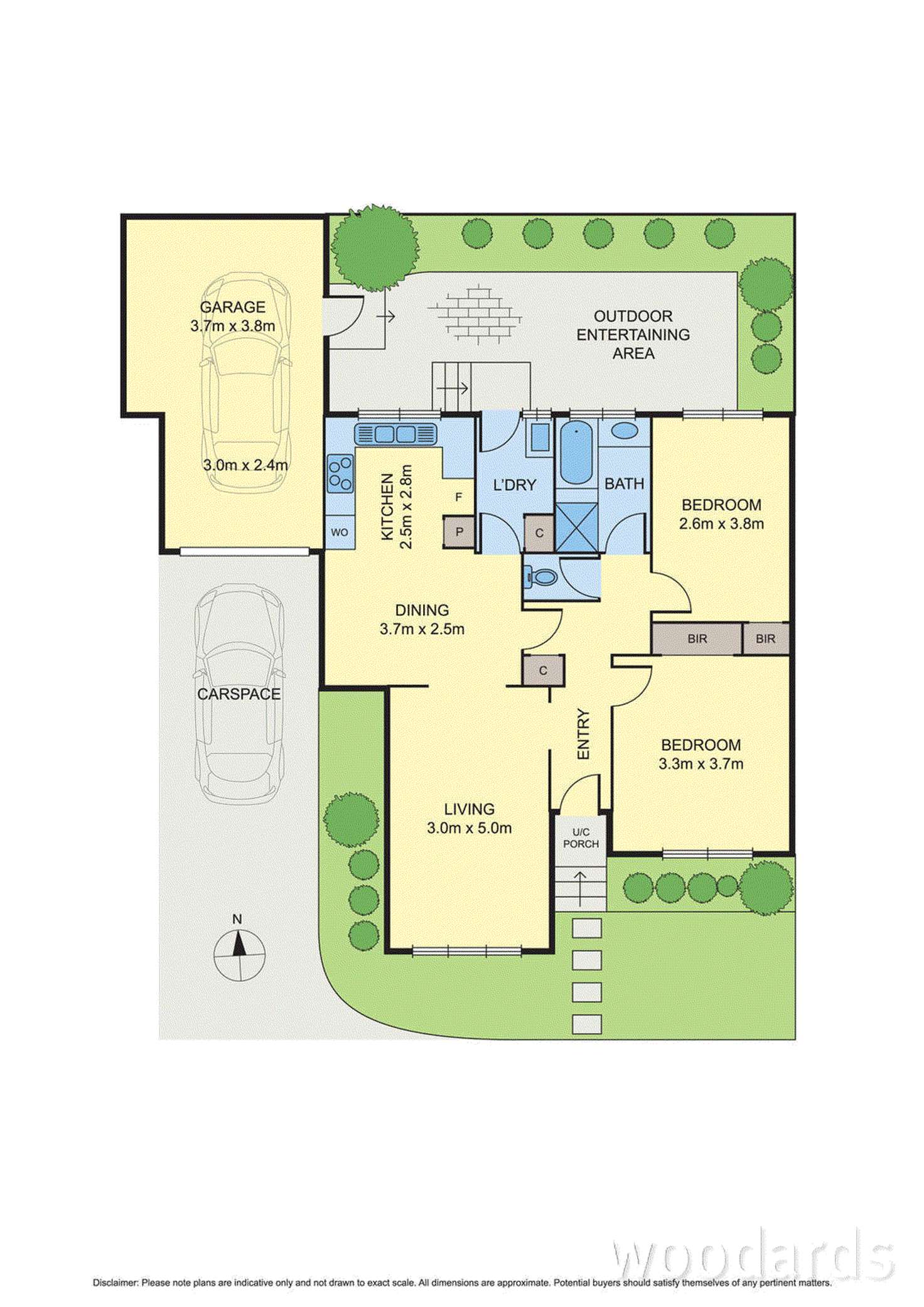 Floorplan of Homely unit listing, 3/425 Middleborough Road, Box Hill VIC 3128