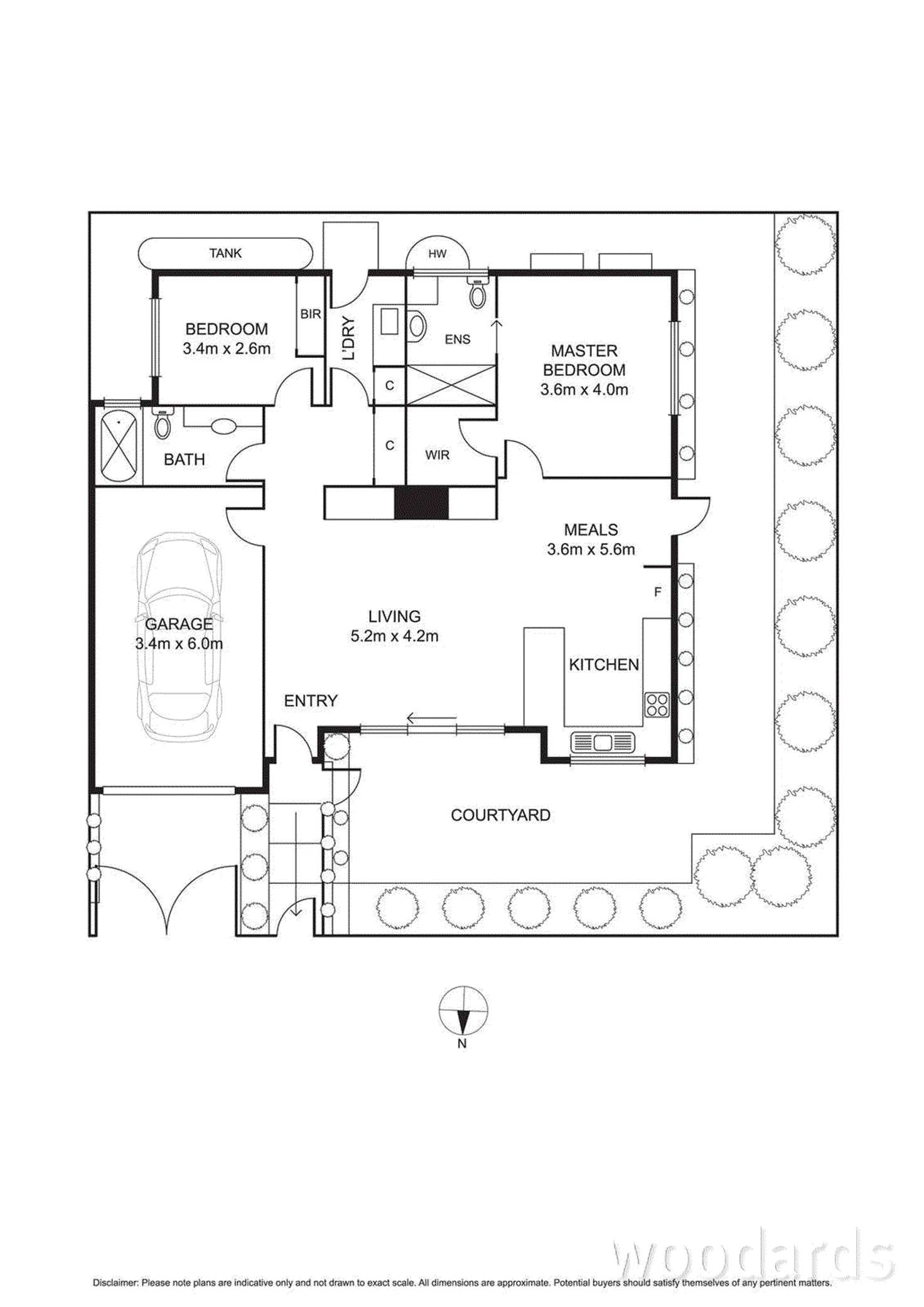 Floorplan of Homely unit listing, 10 Anstee Grove, Bentleigh VIC 3204