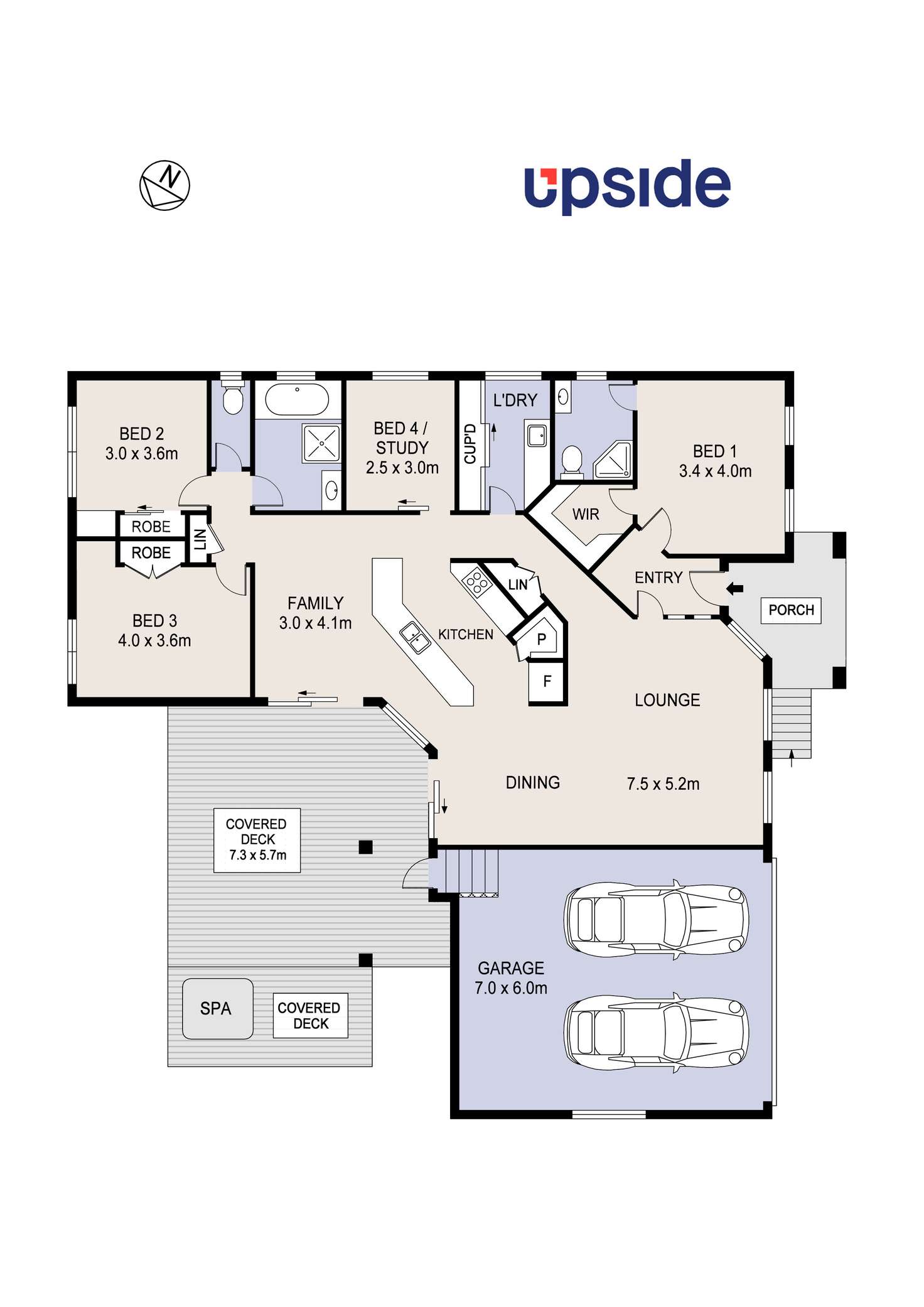 Floorplan of Homely house listing, 5 Hampton Court, Port Macquarie NSW 2444