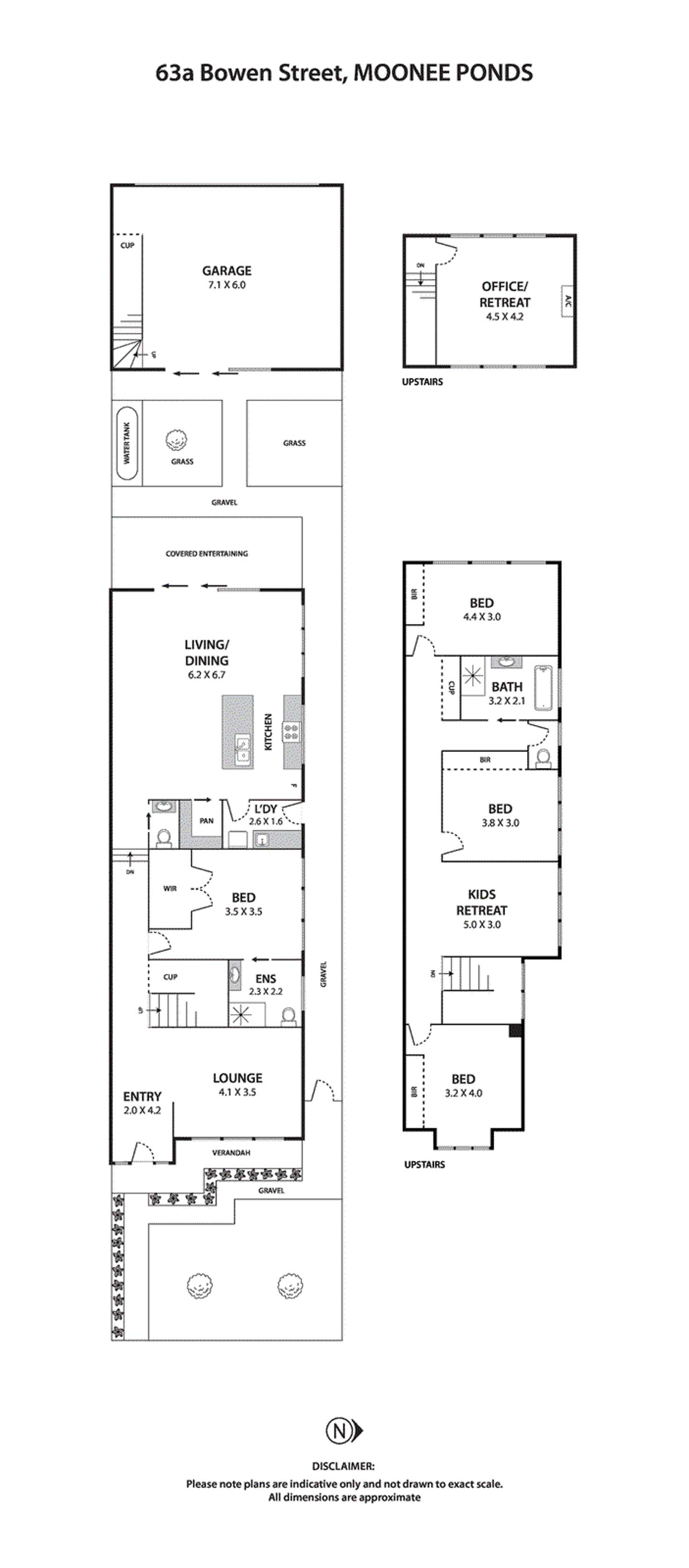 Floorplan of Homely house listing, 63a Bowen Street, Moonee Ponds VIC 3039