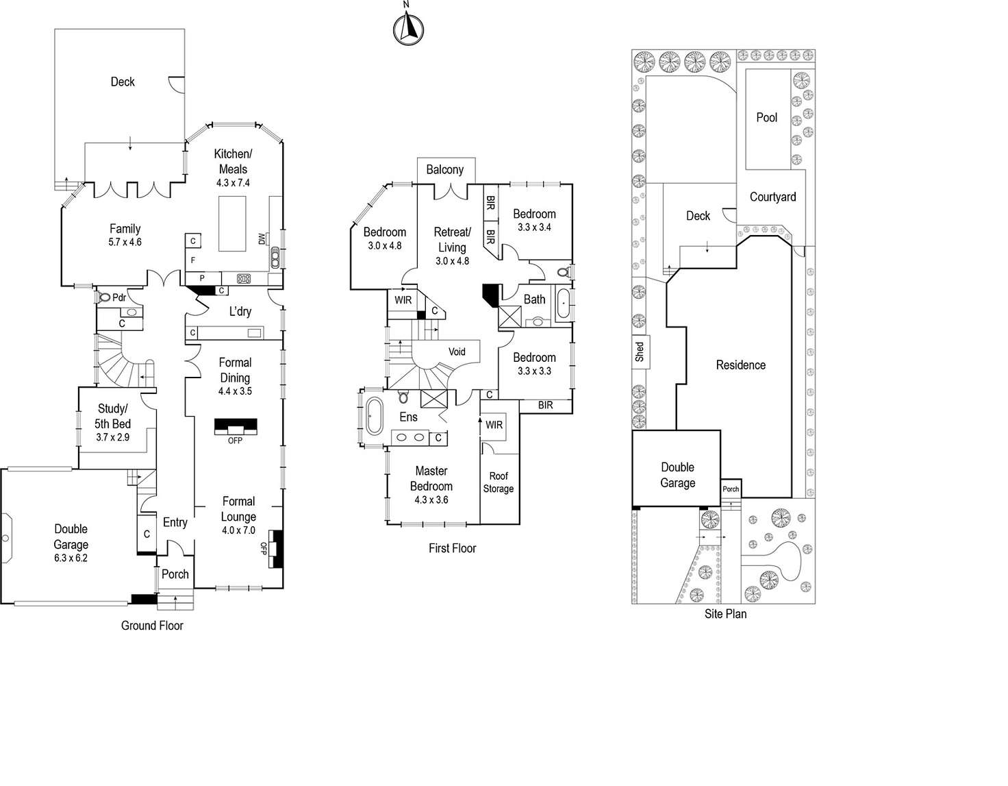 Floorplan of Homely house listing, 48 York Avenue, Ivanhoe East VIC 3079