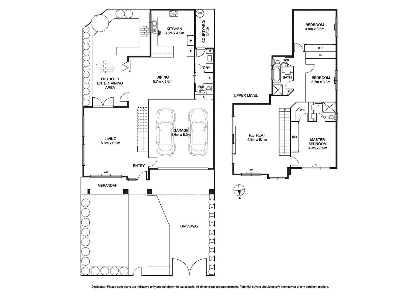 Floorplan of Homely house listing, 43 Leila Road, Ormond VIC 3204