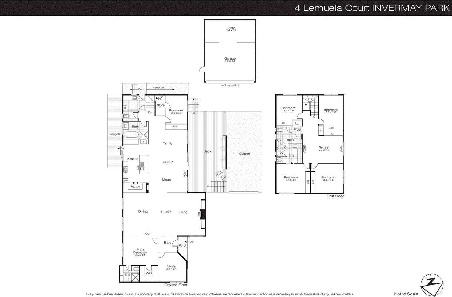 Floorplan of Homely house listing, 4 Lemuela Court, Invermay Park VIC 3350