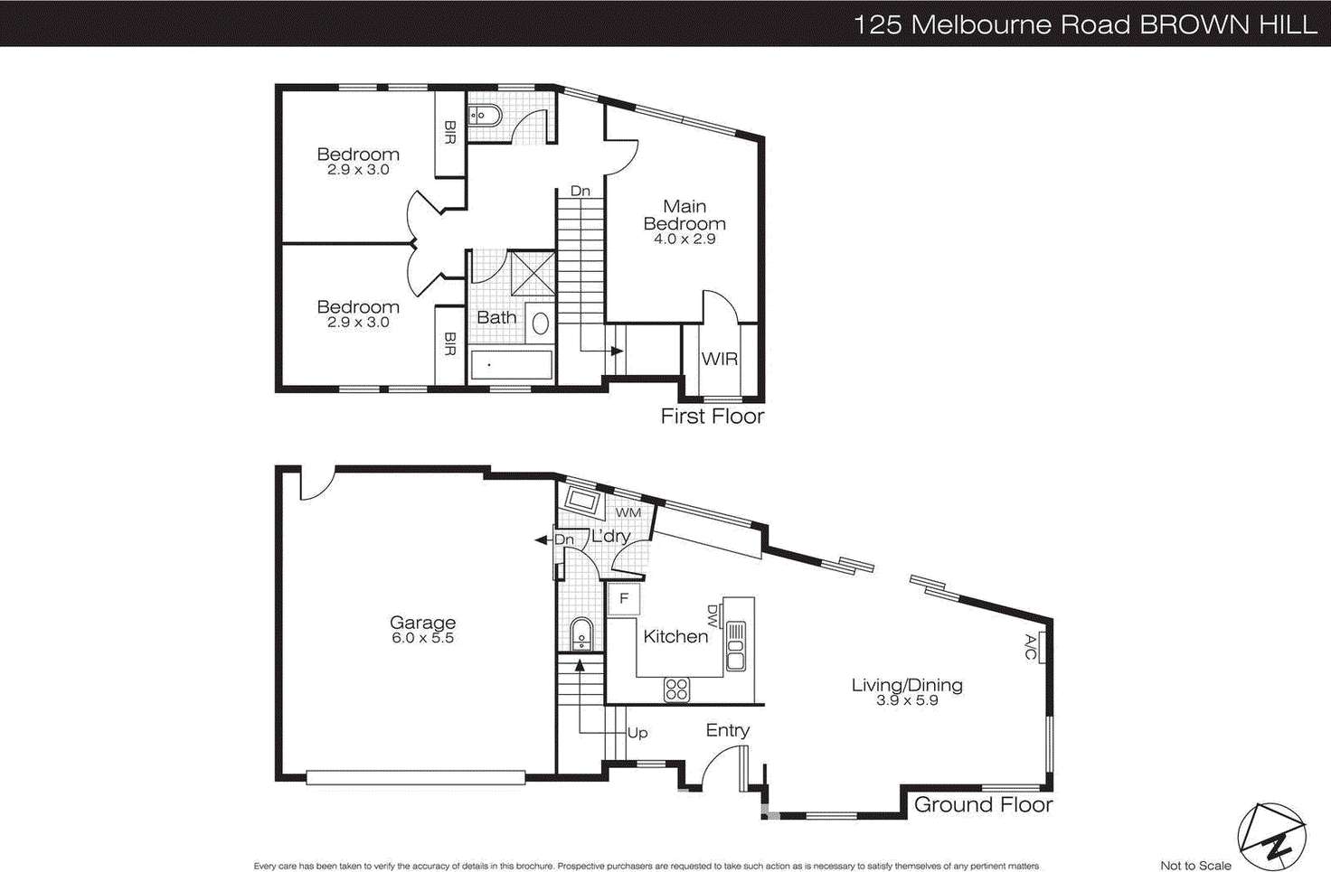 Floorplan of Homely house listing, 125 Melbourne Road, Brown Hill VIC 3350