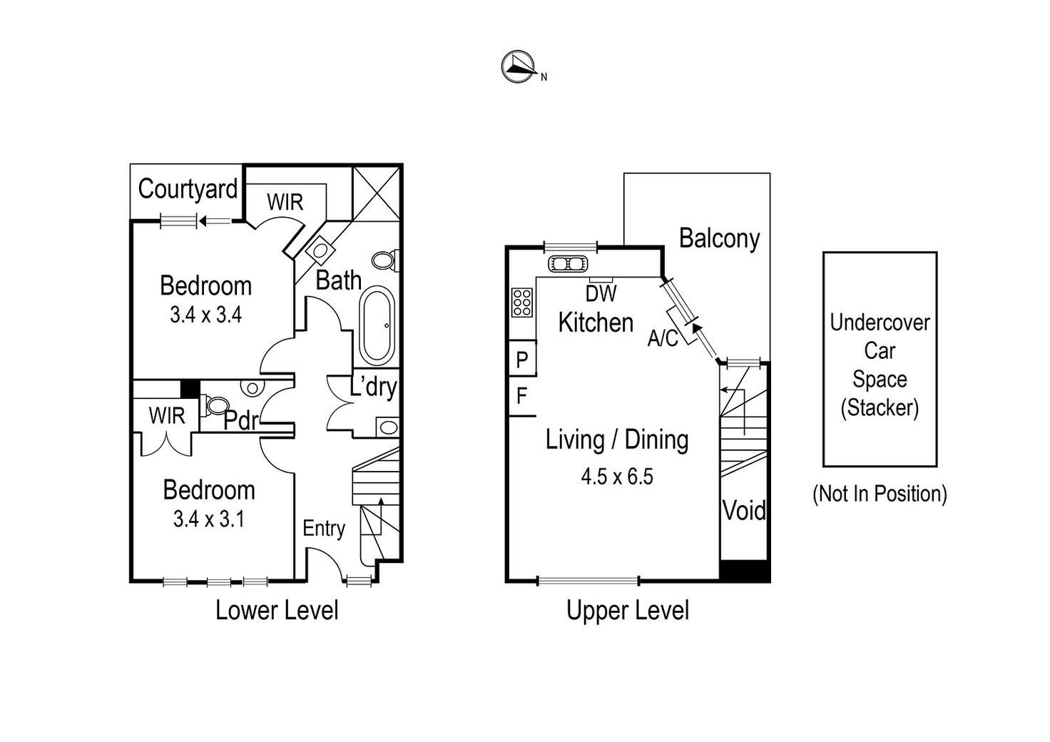 Floorplan of Homely townhouse listing, 5/81 Lower Heidelberg Road, Ivanhoe VIC 3079