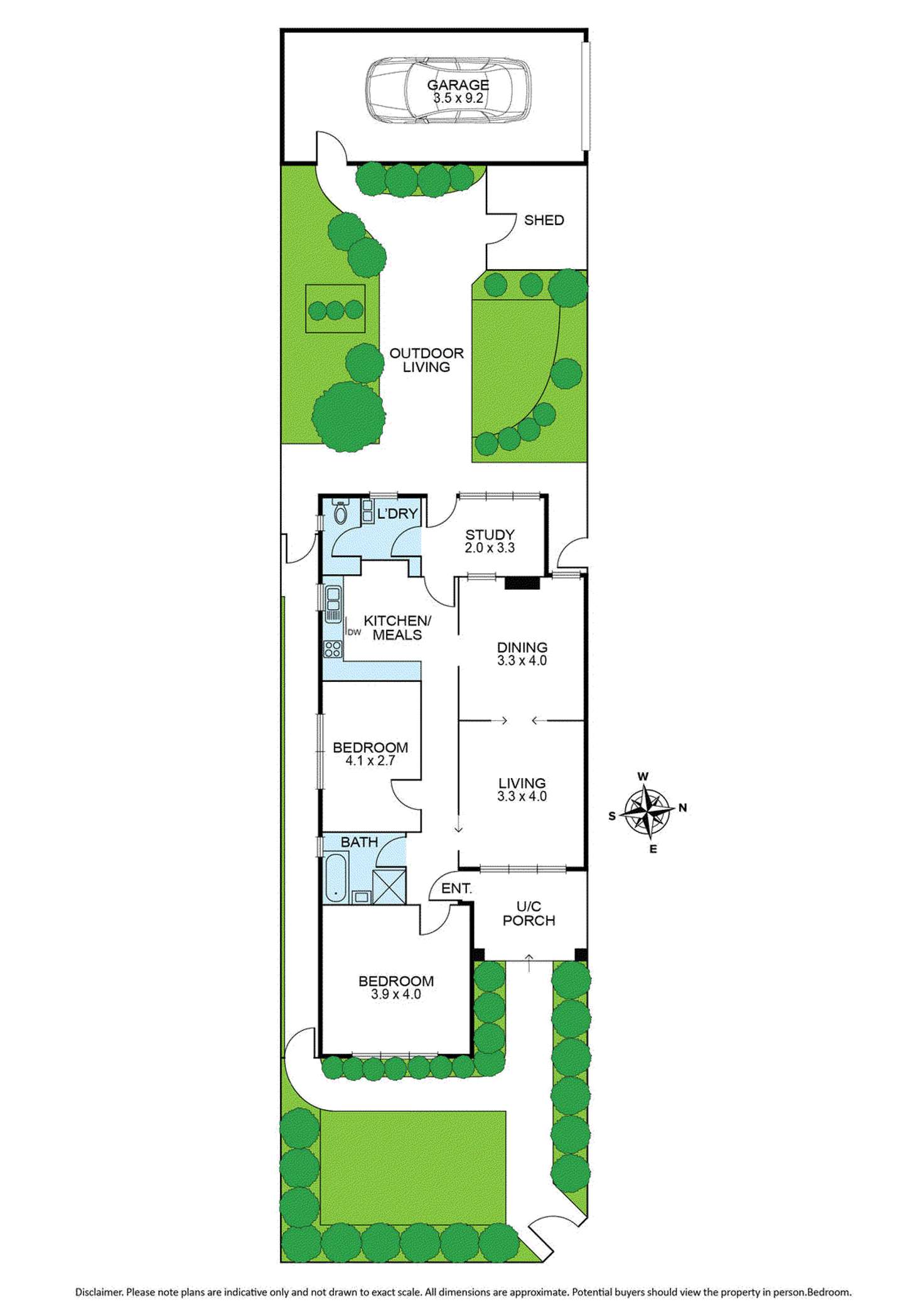 Floorplan of Homely house listing, 35 Woolhouse Street, Northcote VIC 3070