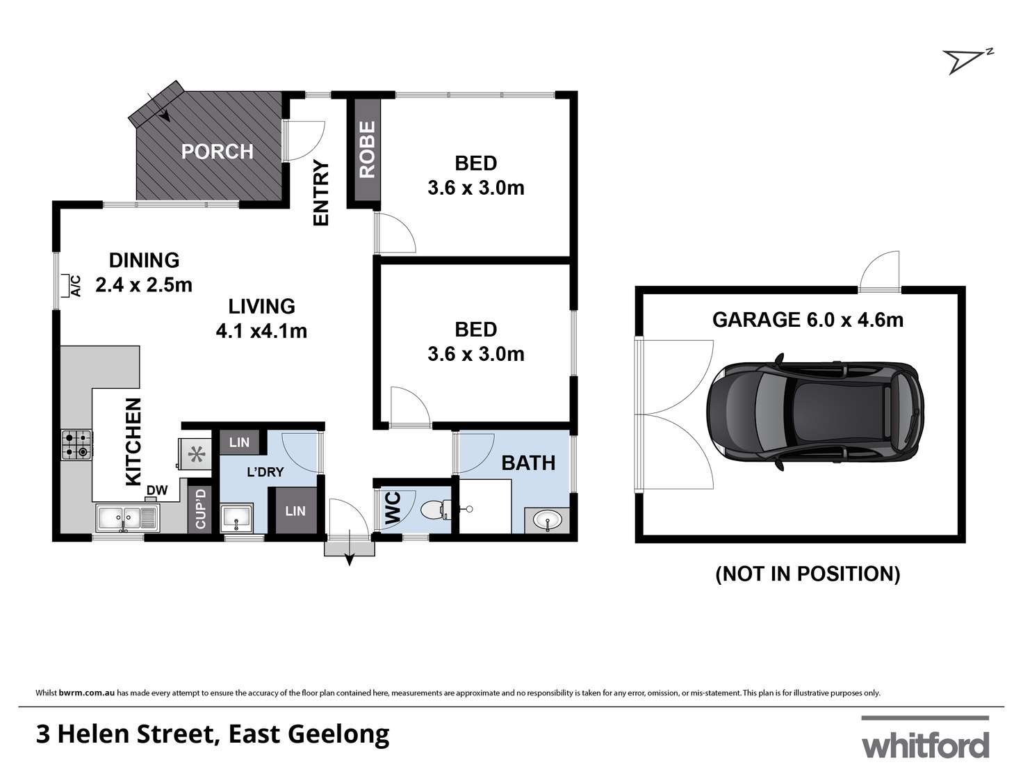 Floorplan of Homely house listing, 3 Helen Street, East Geelong VIC 3219