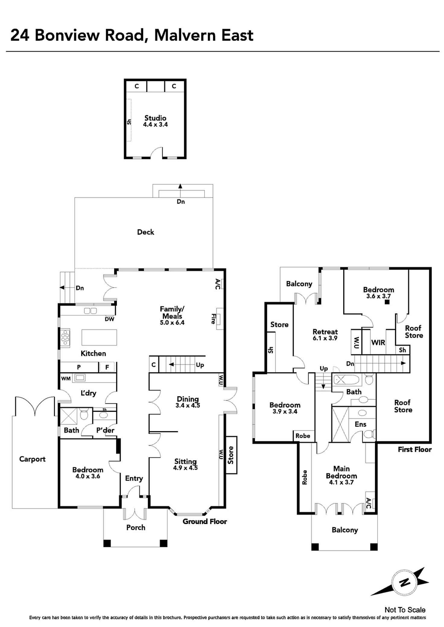 Floorplan of Homely house listing, 24 Bonview Road, Malvern VIC 3144